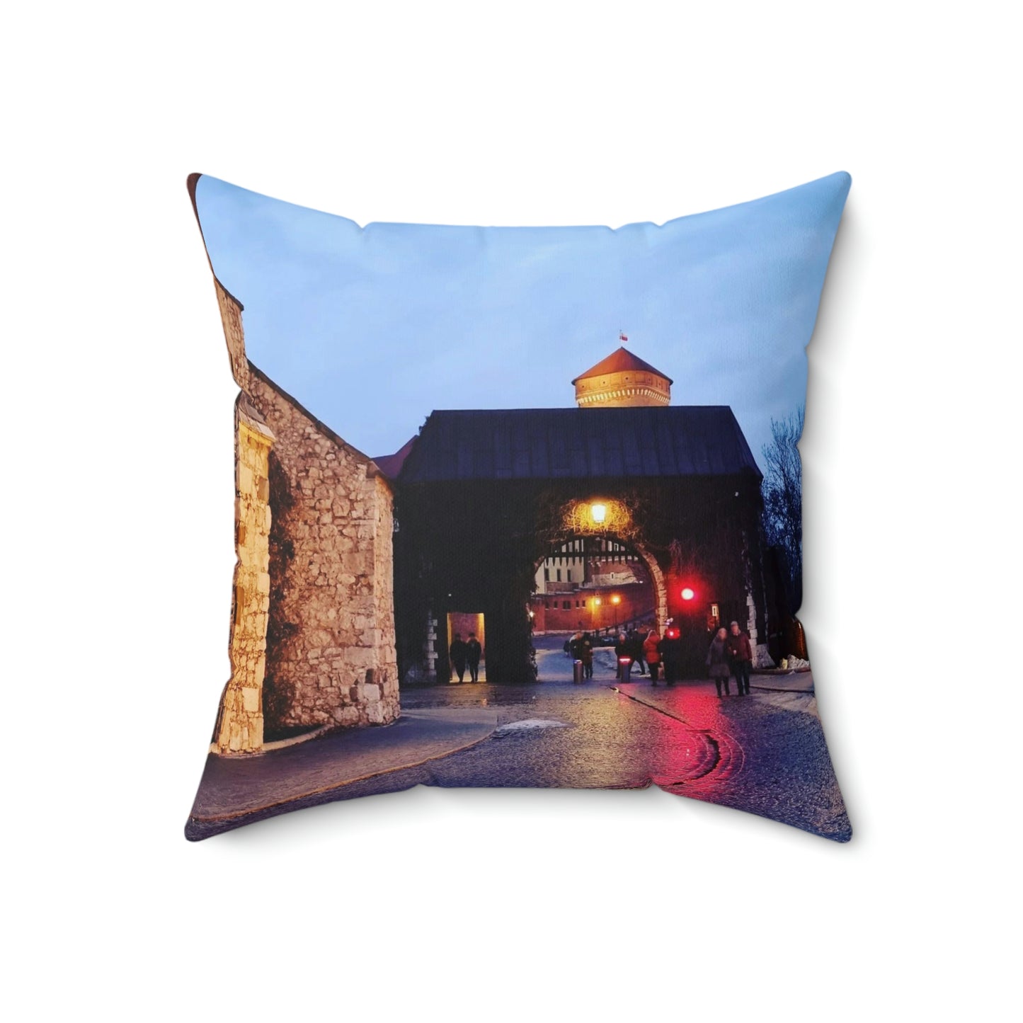 Wawel Gate | Poland | Spun Polyester Square Pillow