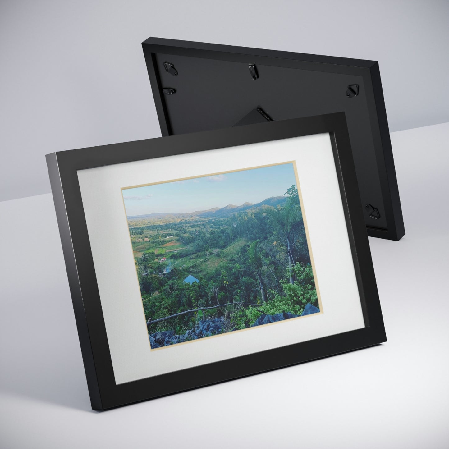 Viñales from above | Cuba | Framed Posters, Black
