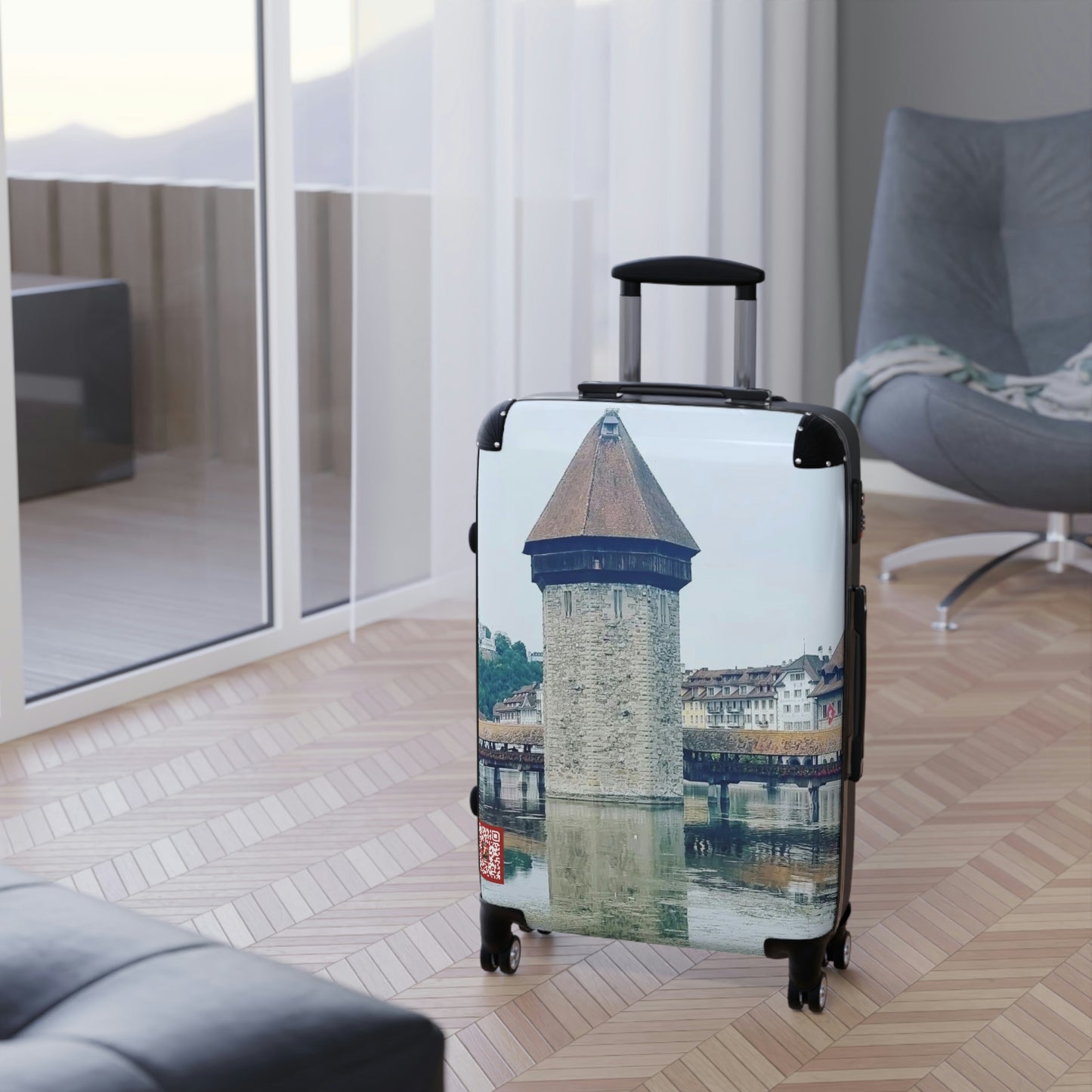 Chapel Bridge | Swizterland | Suitcases