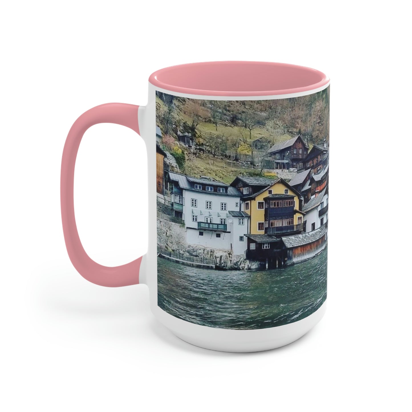 Hallstatt | Austria | Two-Tone Coffee Mugs, 15oz