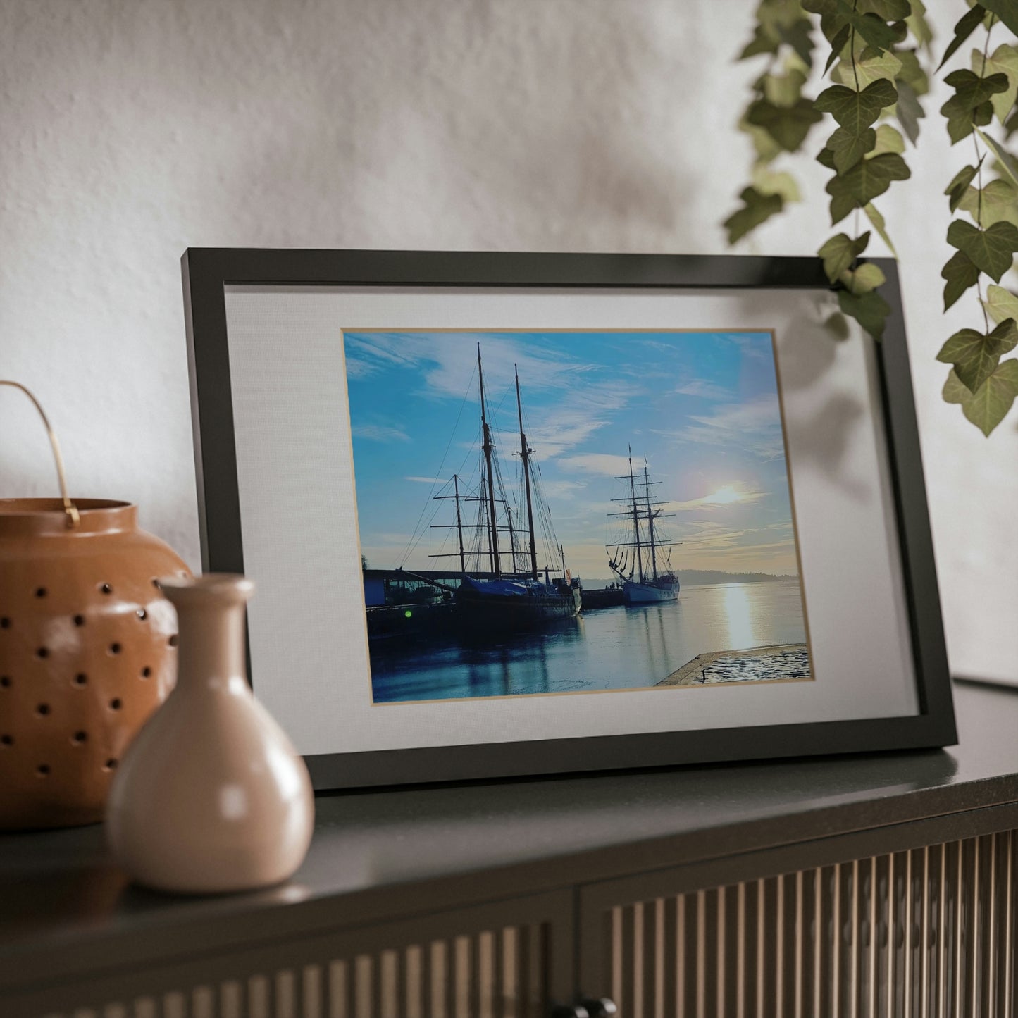 Honnørbrygga | Norway | Framed Posters, Black