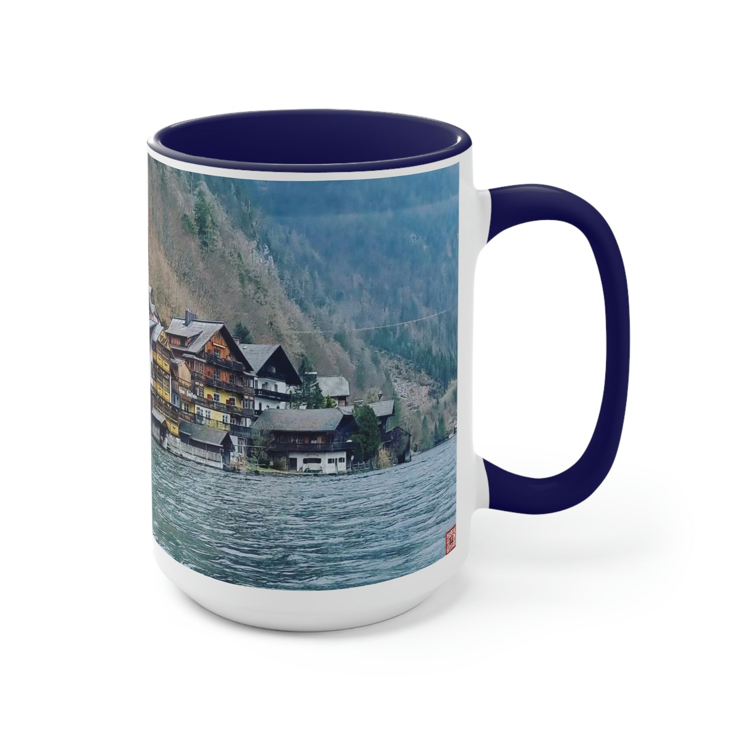 Hallstatt | Austria | Two-Tone Coffee Mugs, 15oz