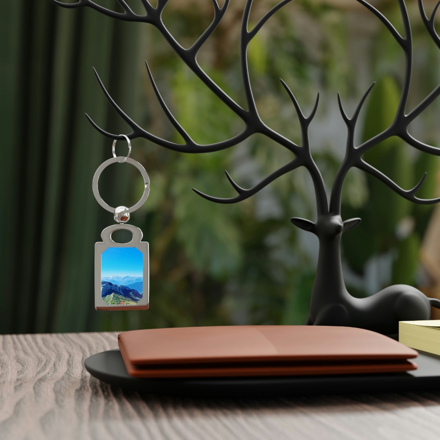 The Mt. Pilatus View | Switzerland | Rectangle Photo Keyring