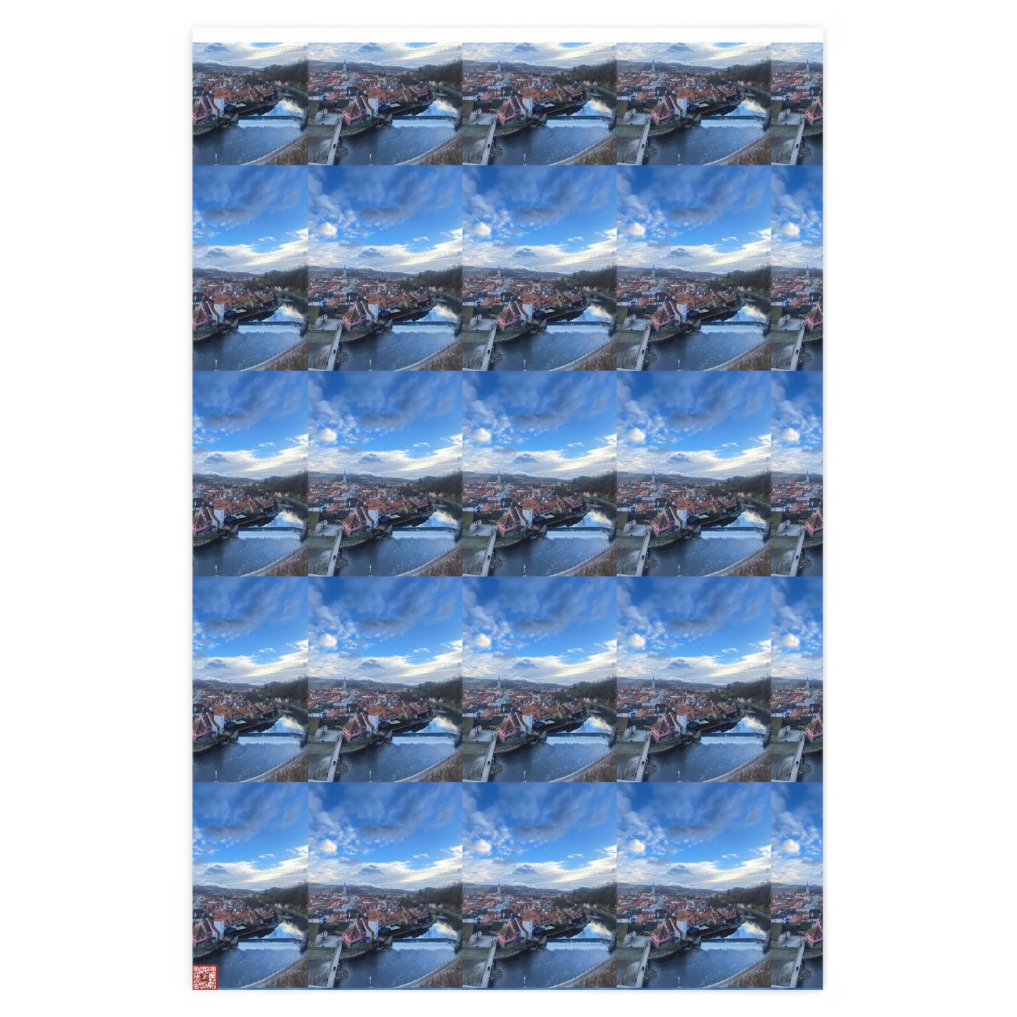 The River of Český Krumlov | Czech Republic | Wrapping Paper