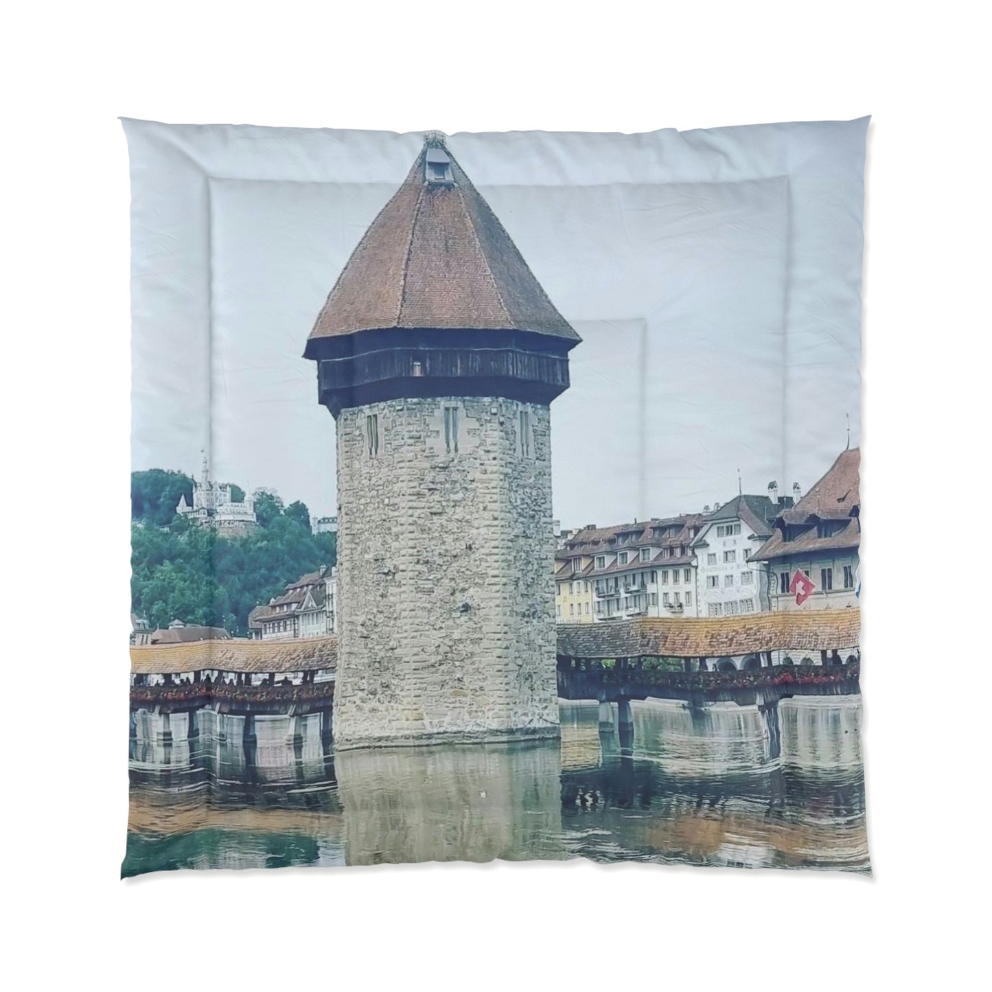 Chapel Bridge | Switzerland | Comforter