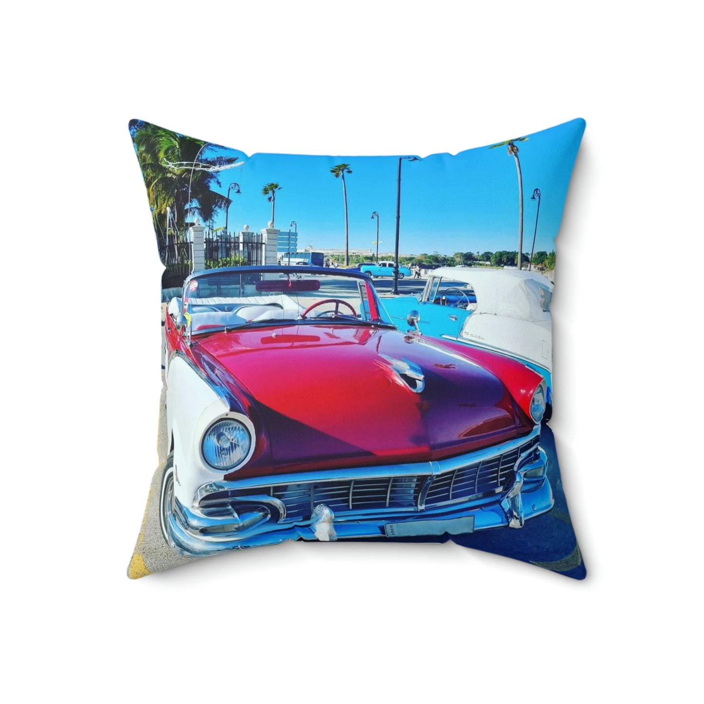 The Vehicle | Cuba | Spun Polyester Square Pillow