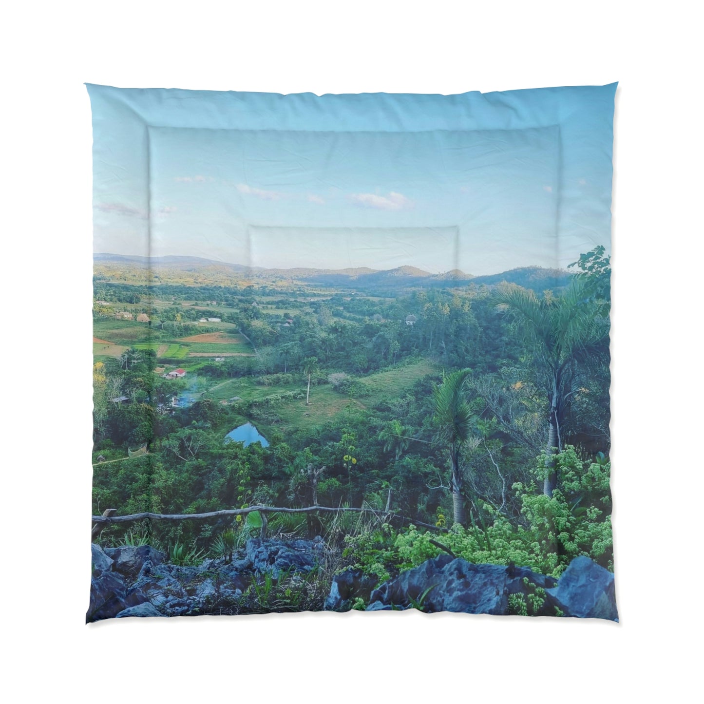 Viñales from above | Cuba | Comforter