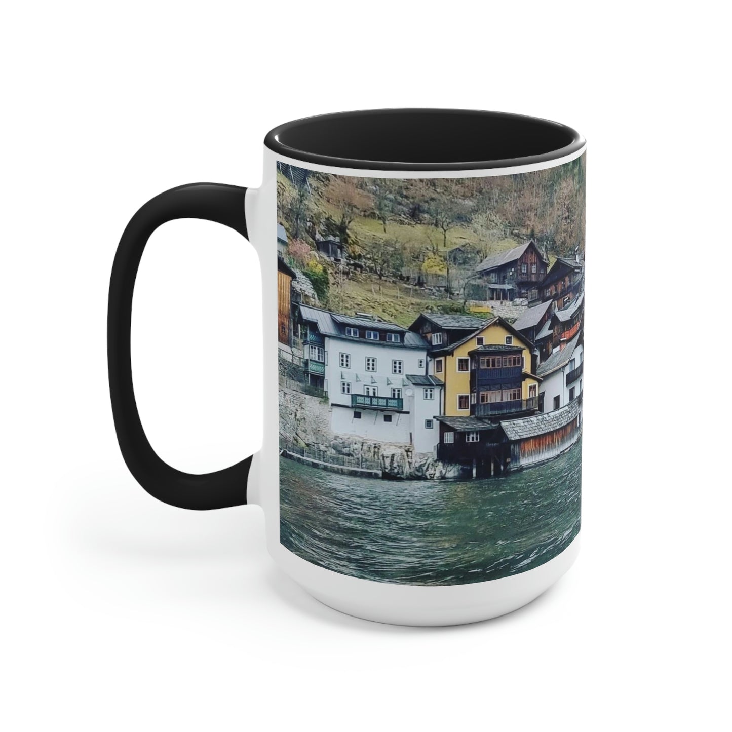 Hallstatt | Austria | Two-Tone Coffee Mugs, 15oz