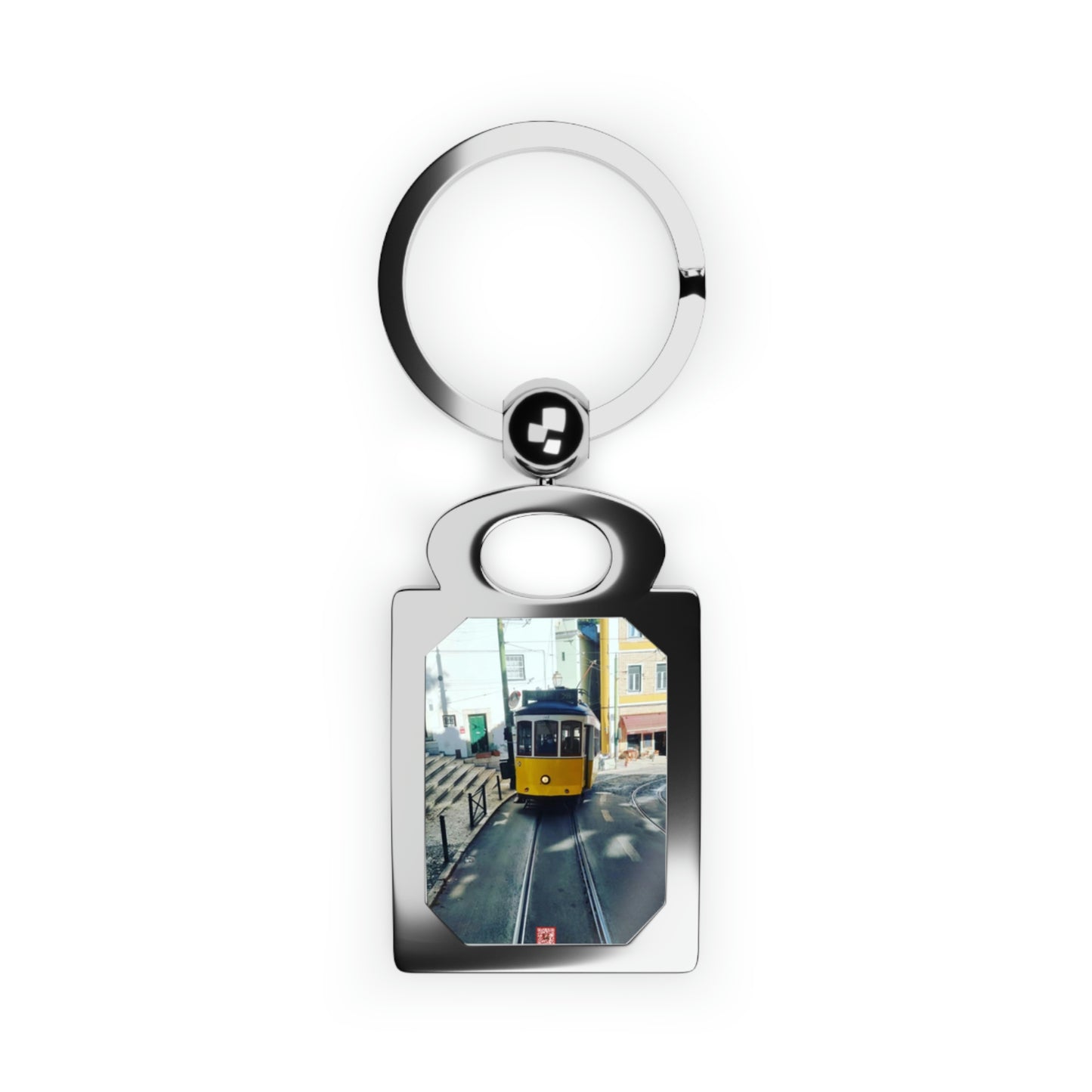 Remodelado Tram | Portugal | Rectangle Photo Keyring