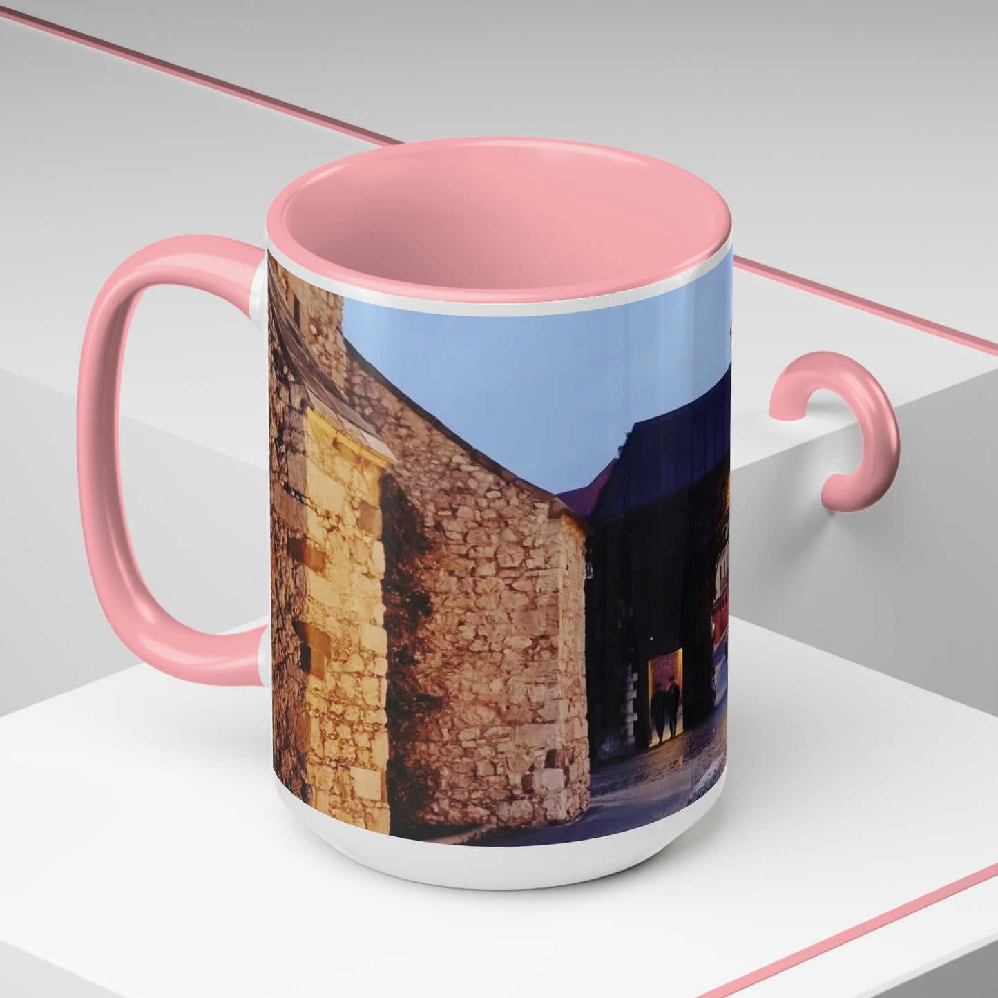 Wawel Gate | Poland | Two-Tone Coffee Mugs, 15oz