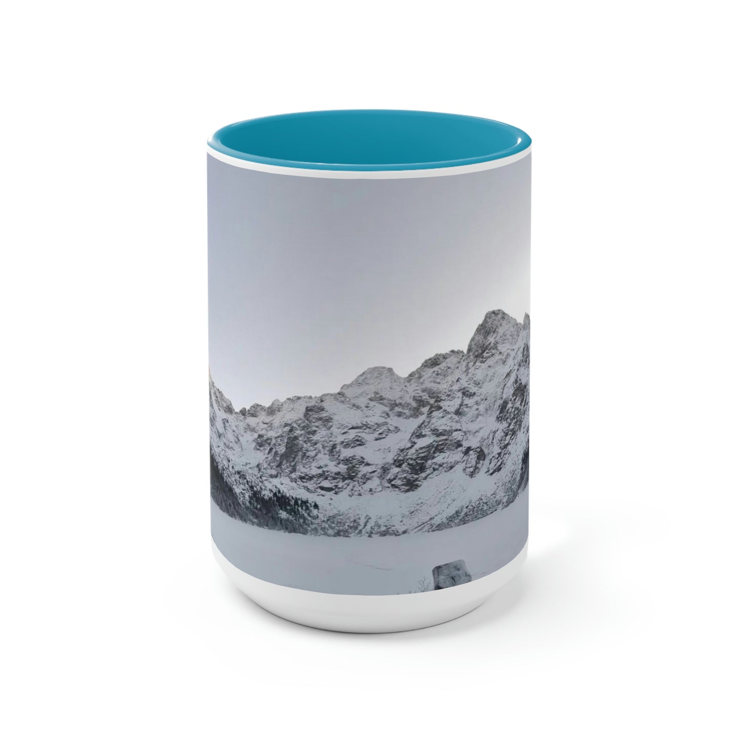 Morskie Oko | Poland | Two-Tone Coffee Mugs, 15oz