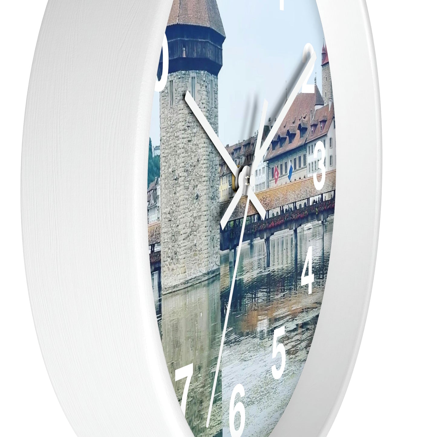 Chapel Bridge | Switzerland | Wall clock