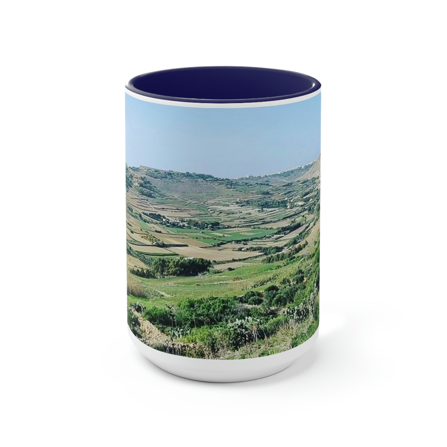 The breath taking scene | Gozo | Two-Tone Coffee Mugs, 15oz