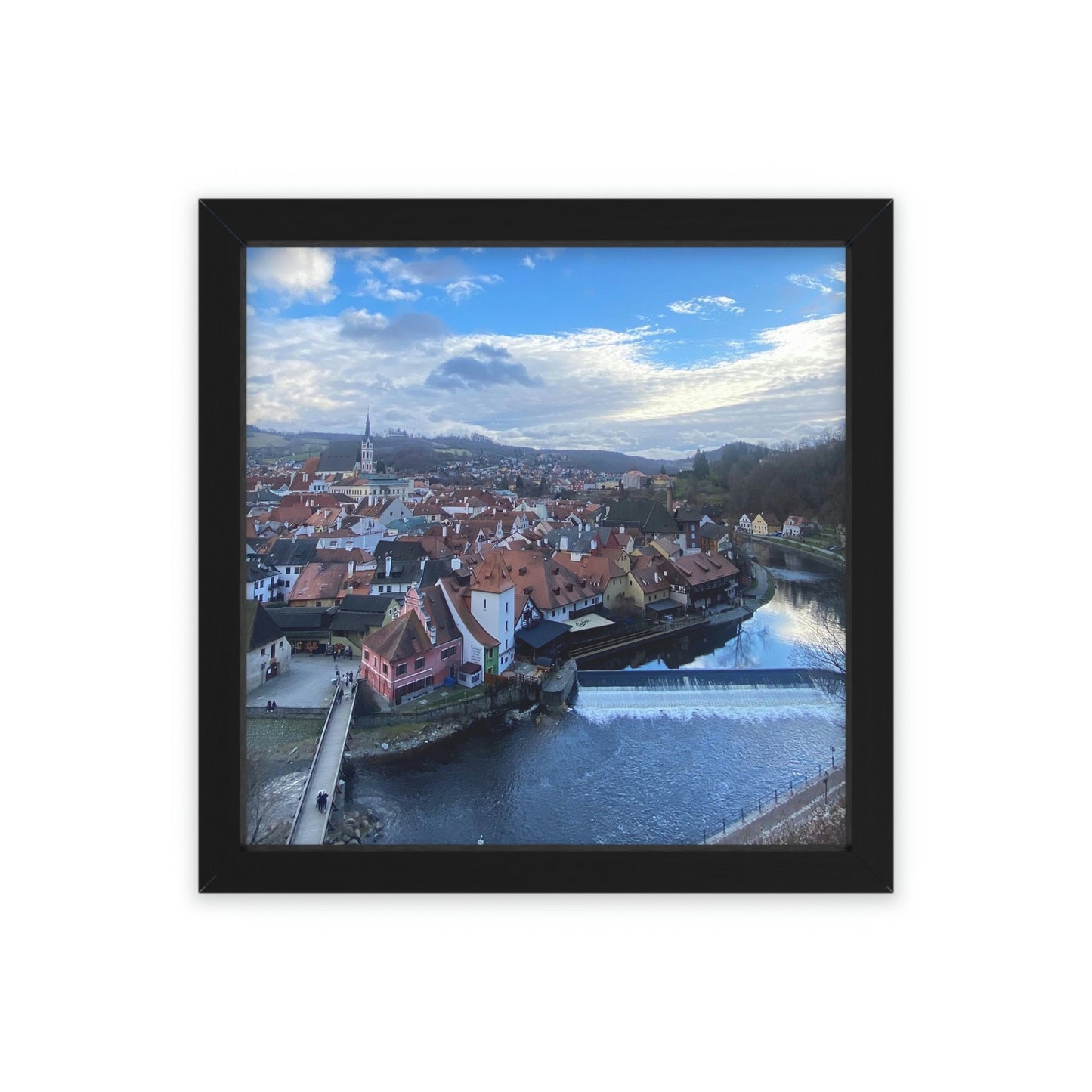 The River of Český Krumlov | Czech Republic | Framed Poster - All sizes