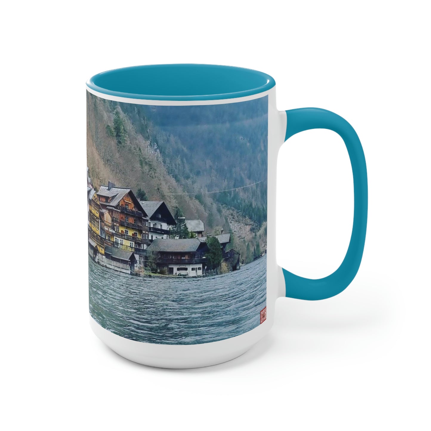 Hallstatt | Austria | Two-Tone Coffee Mugs, 15oz