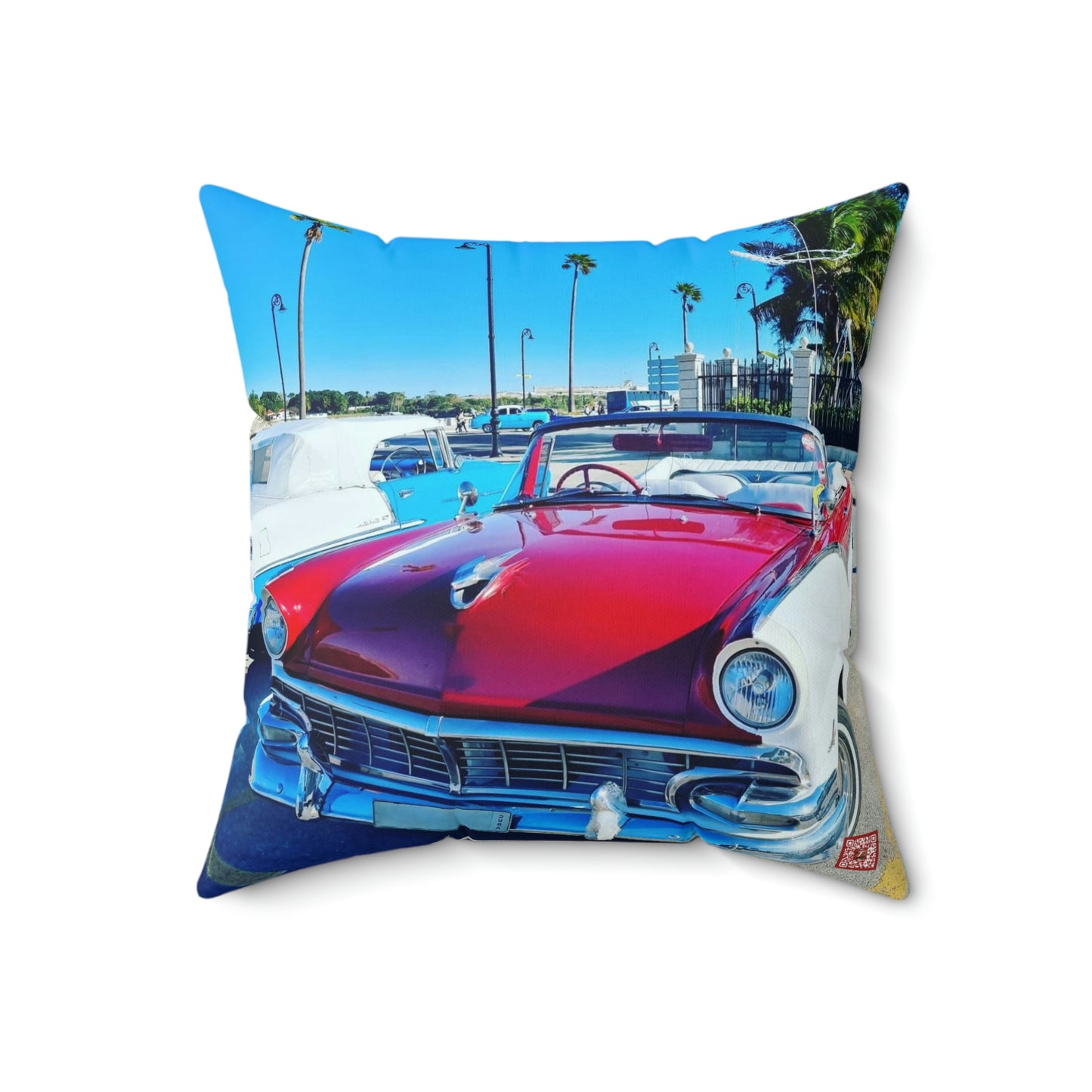 The Vehicle | Cuba | Spun Polyester Square Pillow