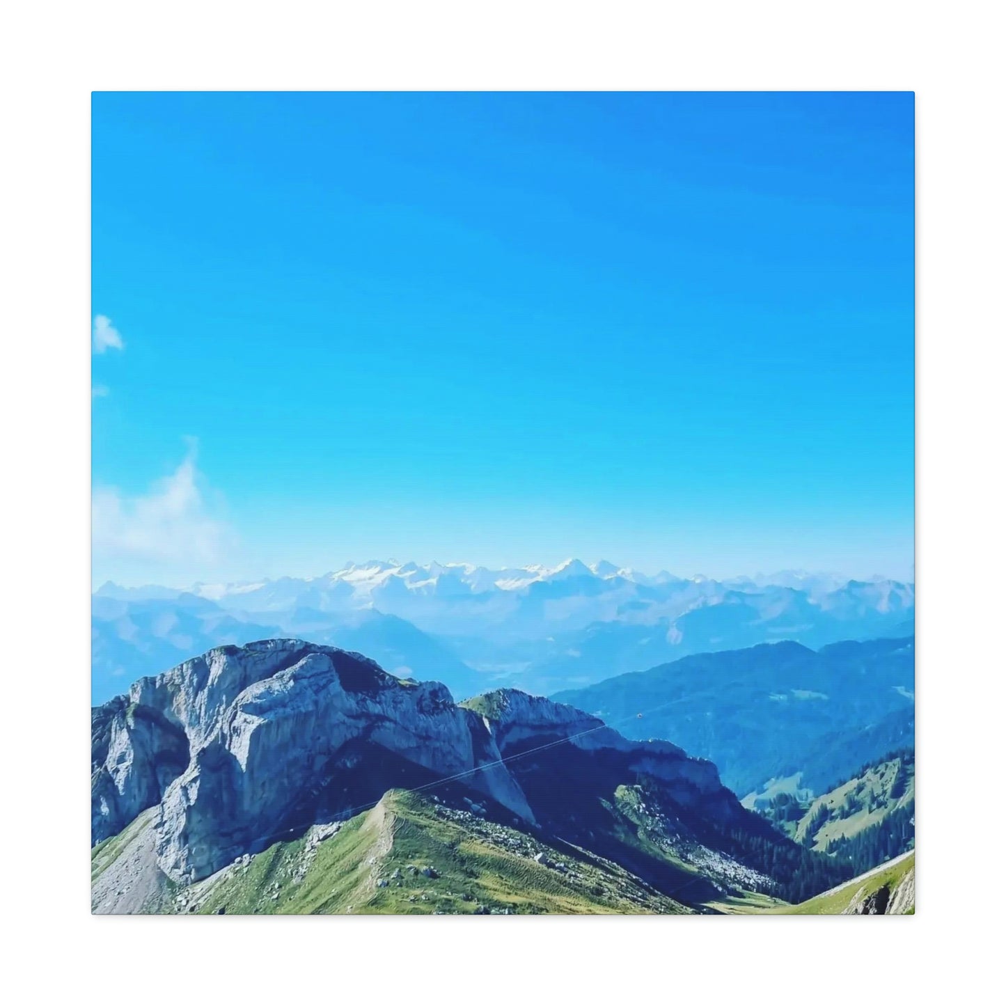 The Mt. Pilatus View | Switzerland | Canvas