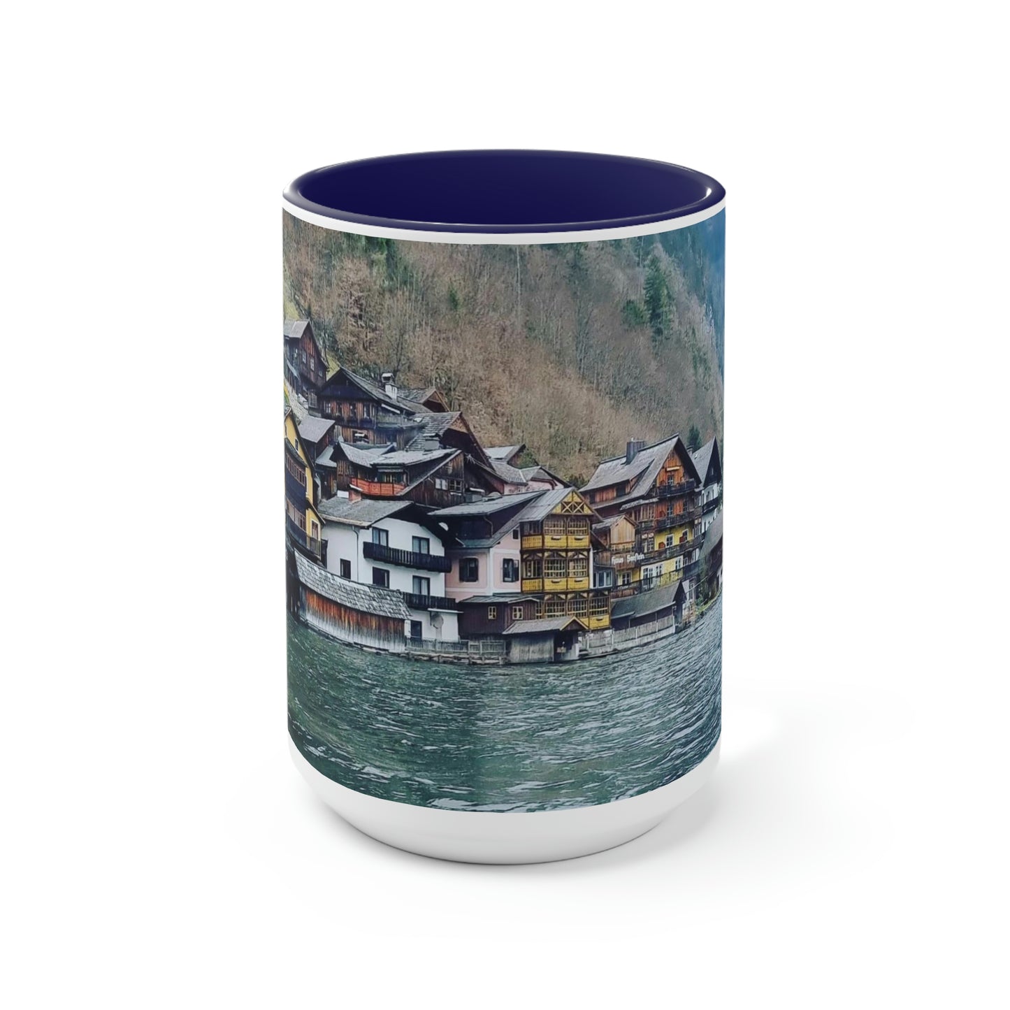 Hallstatt | Austria | Two-Tone Coffee Mugs, 15oz