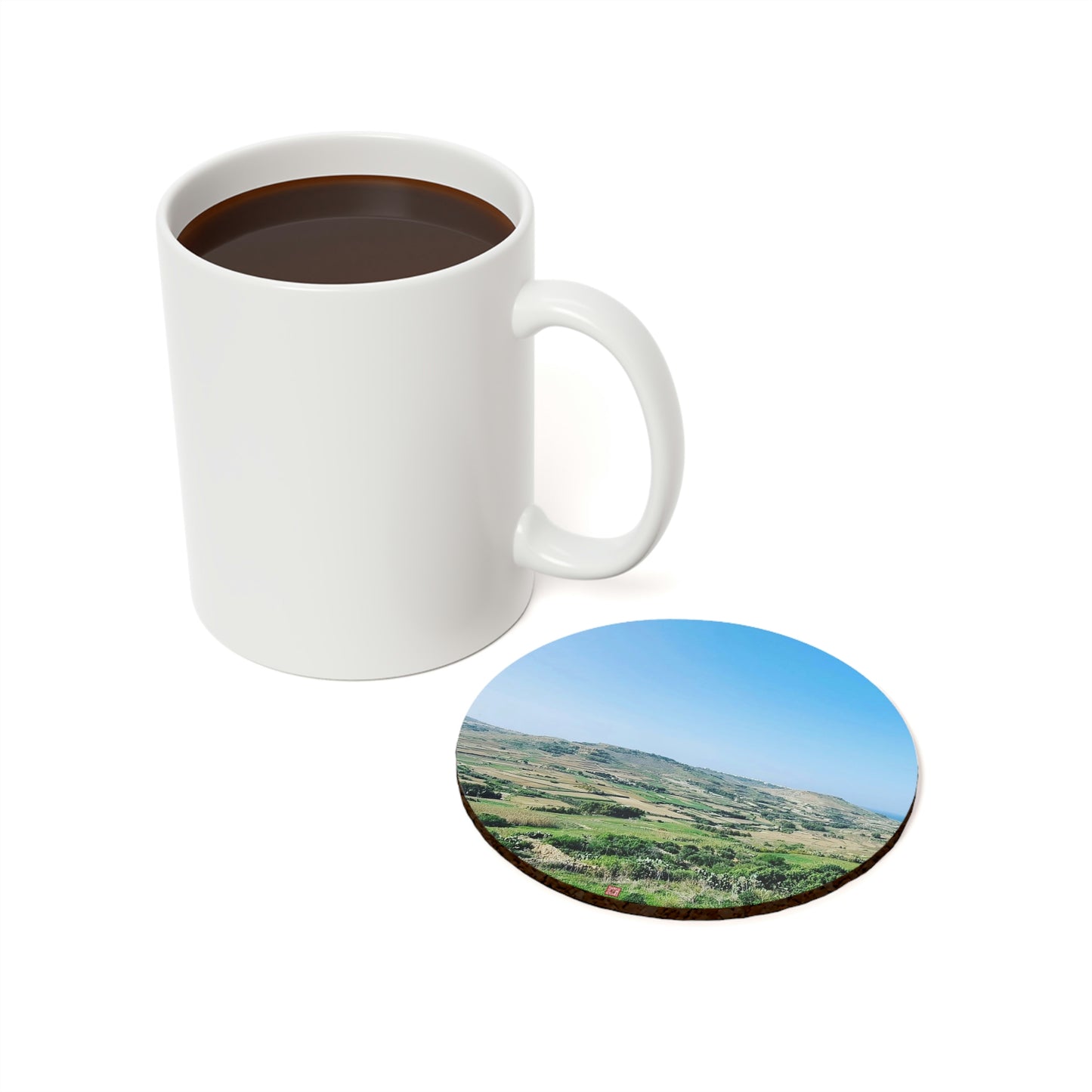 The breath taking scene | Gozo | Cork Back Coaster