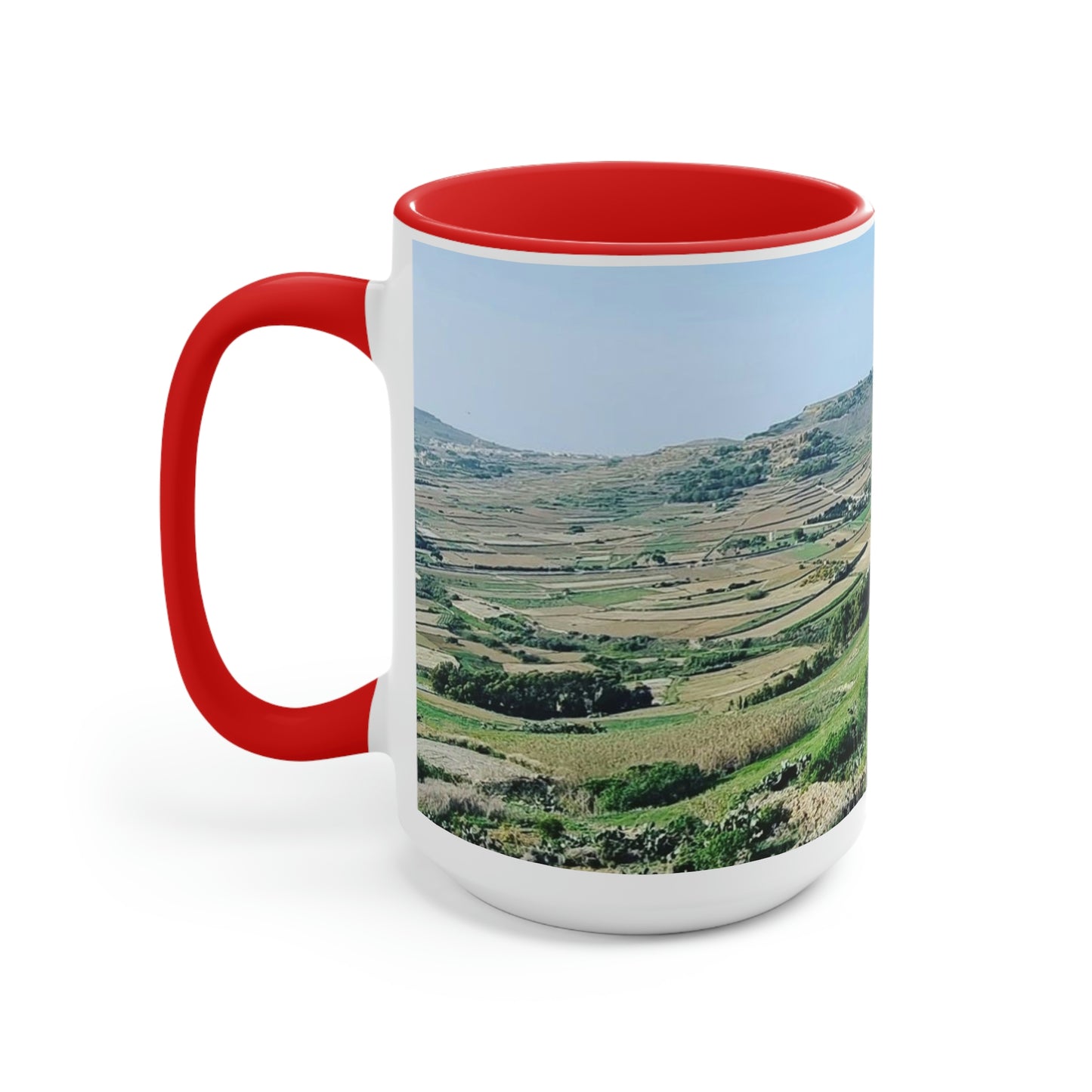 The breath taking scene | Gozo | Two-Tone Coffee Mugs, 15oz