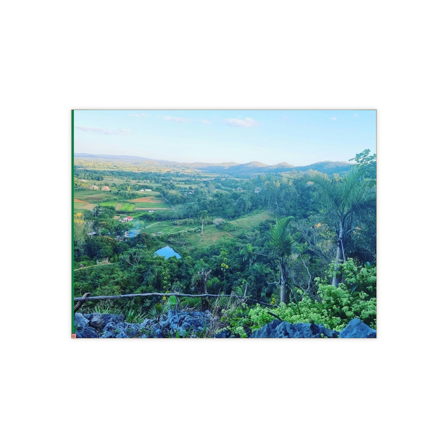 Viñales from above | Cuba | Ceramic Photo Tile