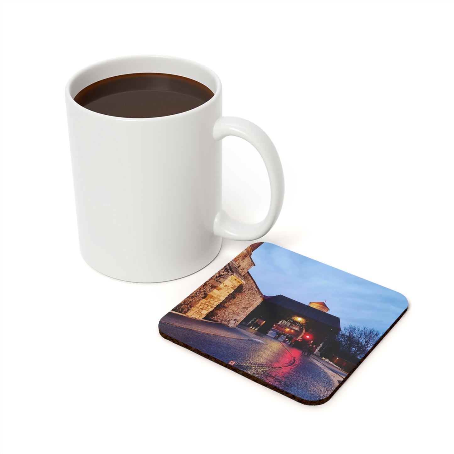 Wawel Gate | Poland | Cork Back Coaster