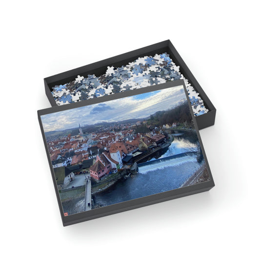 The River of Český Krumlov | Czech Republic | Puzzle (96, 252, 500, 1000-Piece)