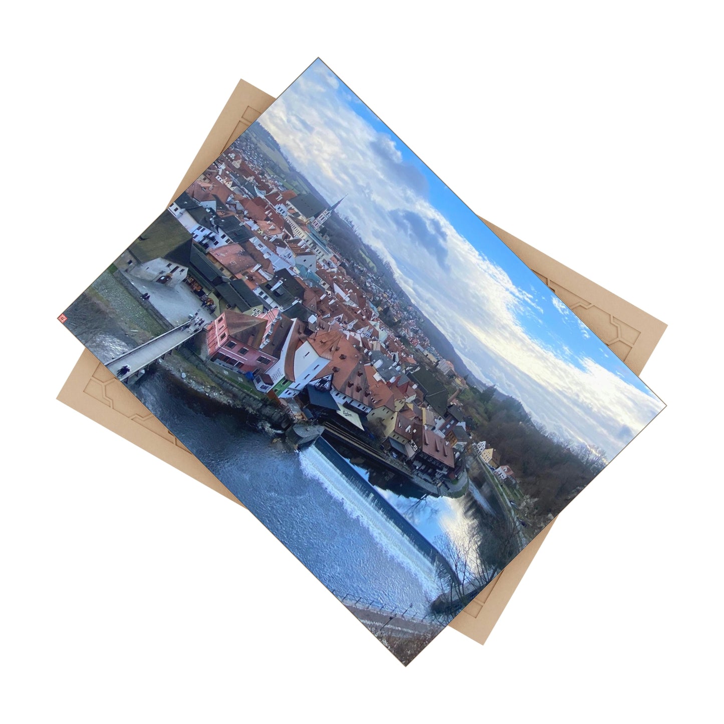 The River of Český Krumlov | Czech Republic | Ceramic Photo Tile