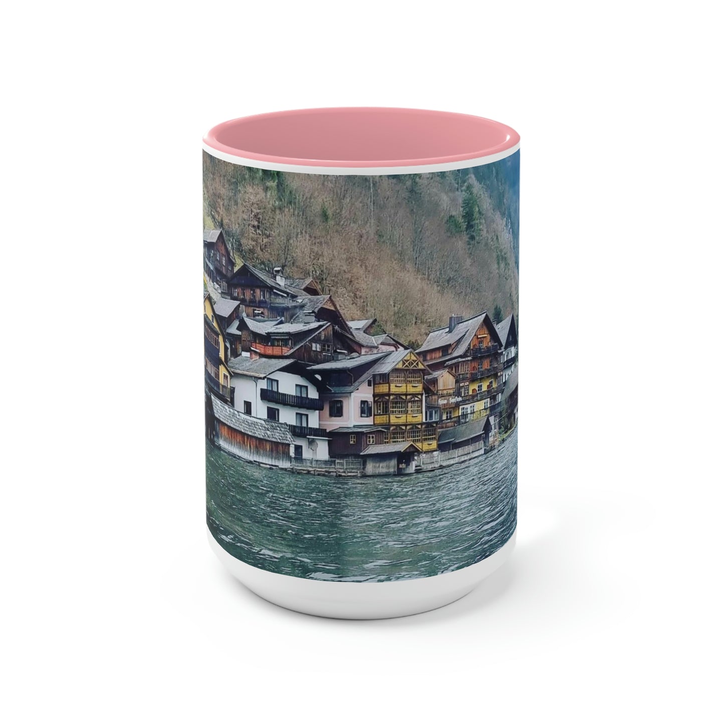 Hallstatt | Austria | Two-Tone Coffee Mugs, 15oz