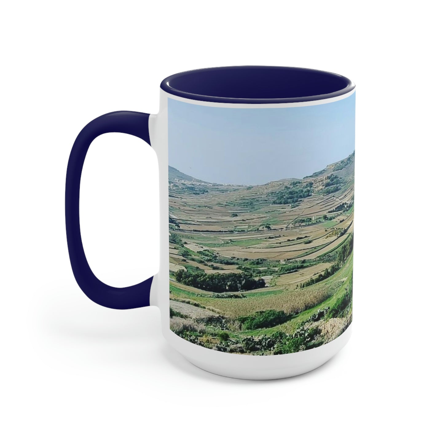 The breath taking scene | Gozo | Two-Tone Coffee Mugs, 15oz