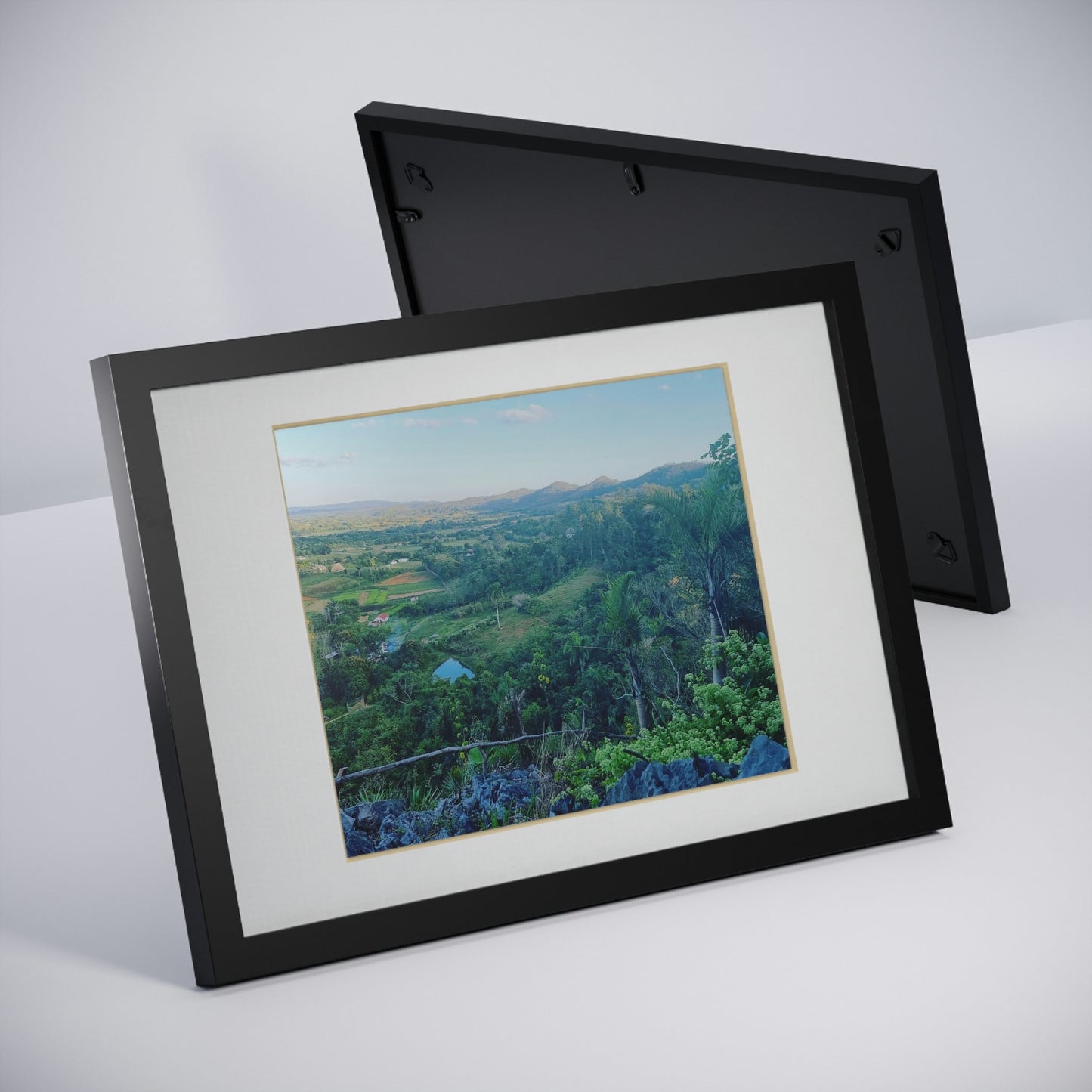 Viñales from above | Cuba | Framed Posters, Black