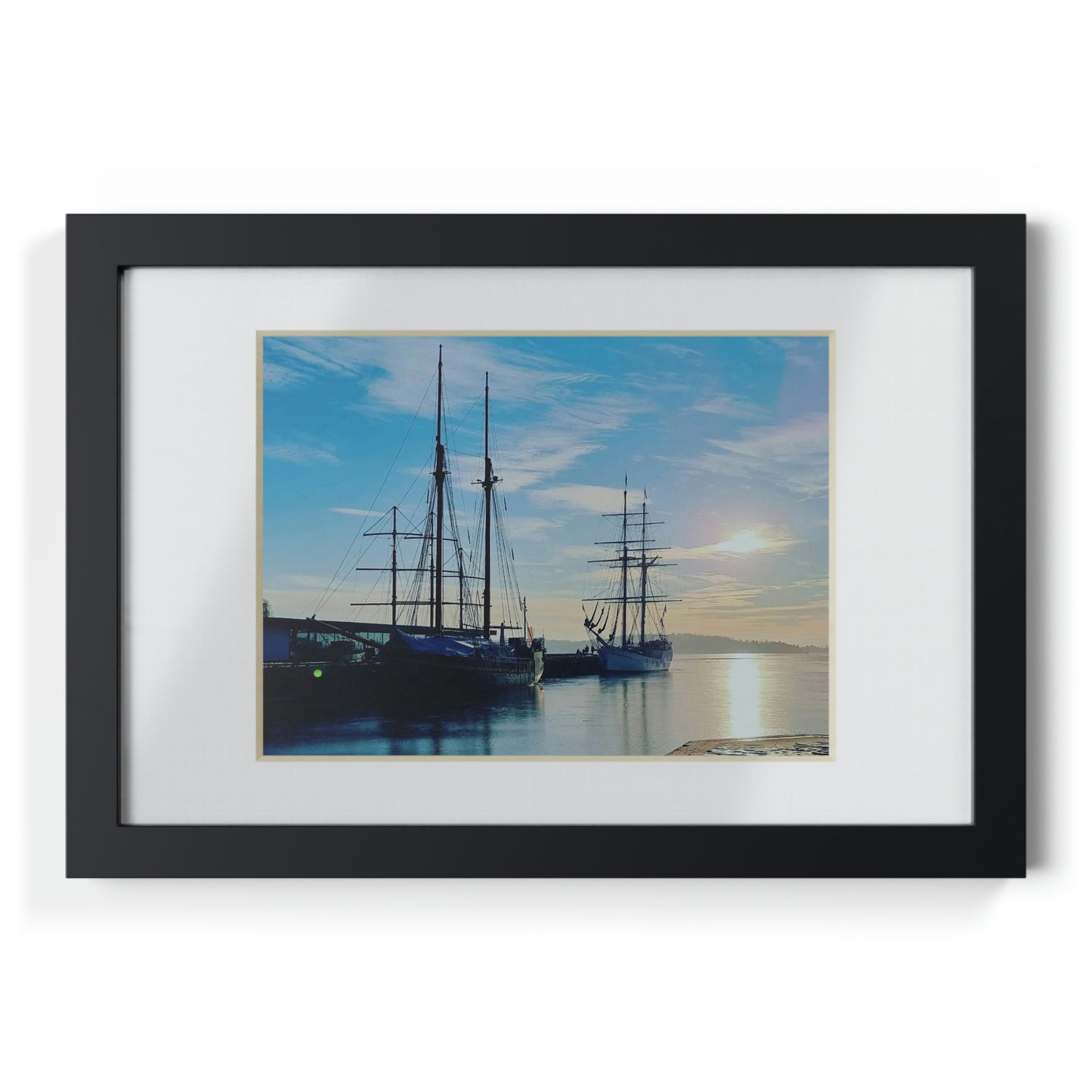 Honnørbrygga | Norway | Framed Posters, Black