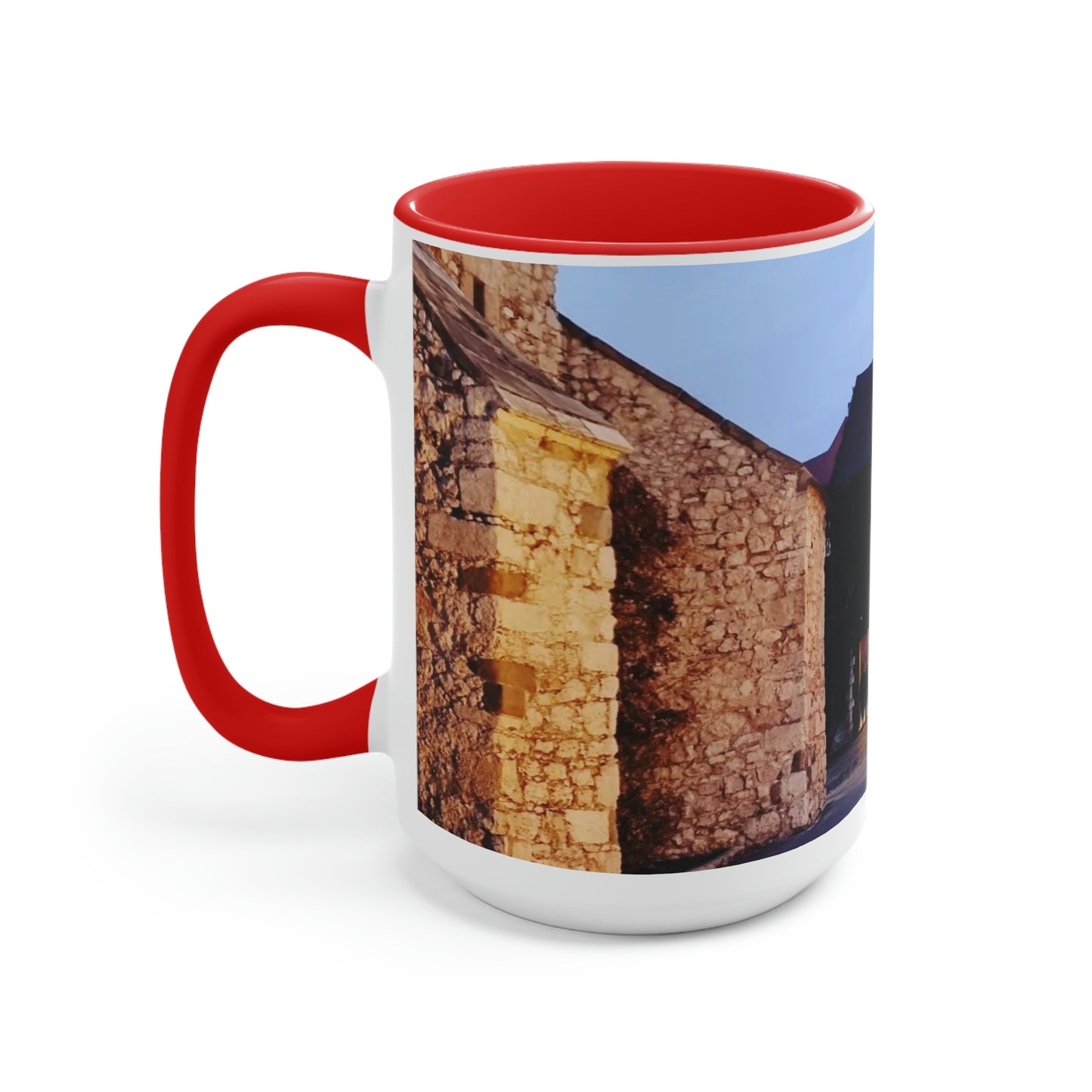 Wawel Gate | Poland | Two-Tone Coffee Mugs, 15oz