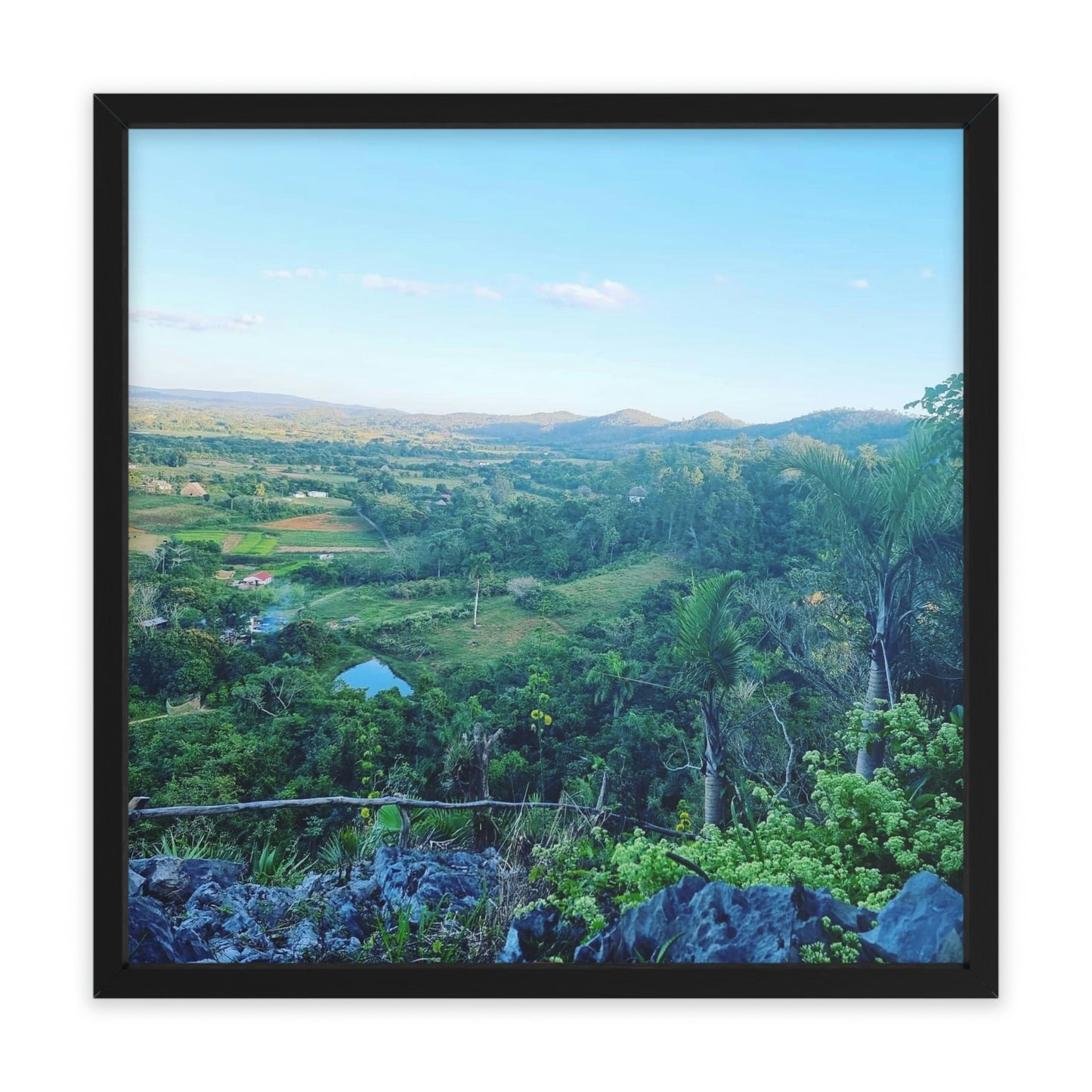 Viñales from above | Cuba | Framed Poster - All sizes