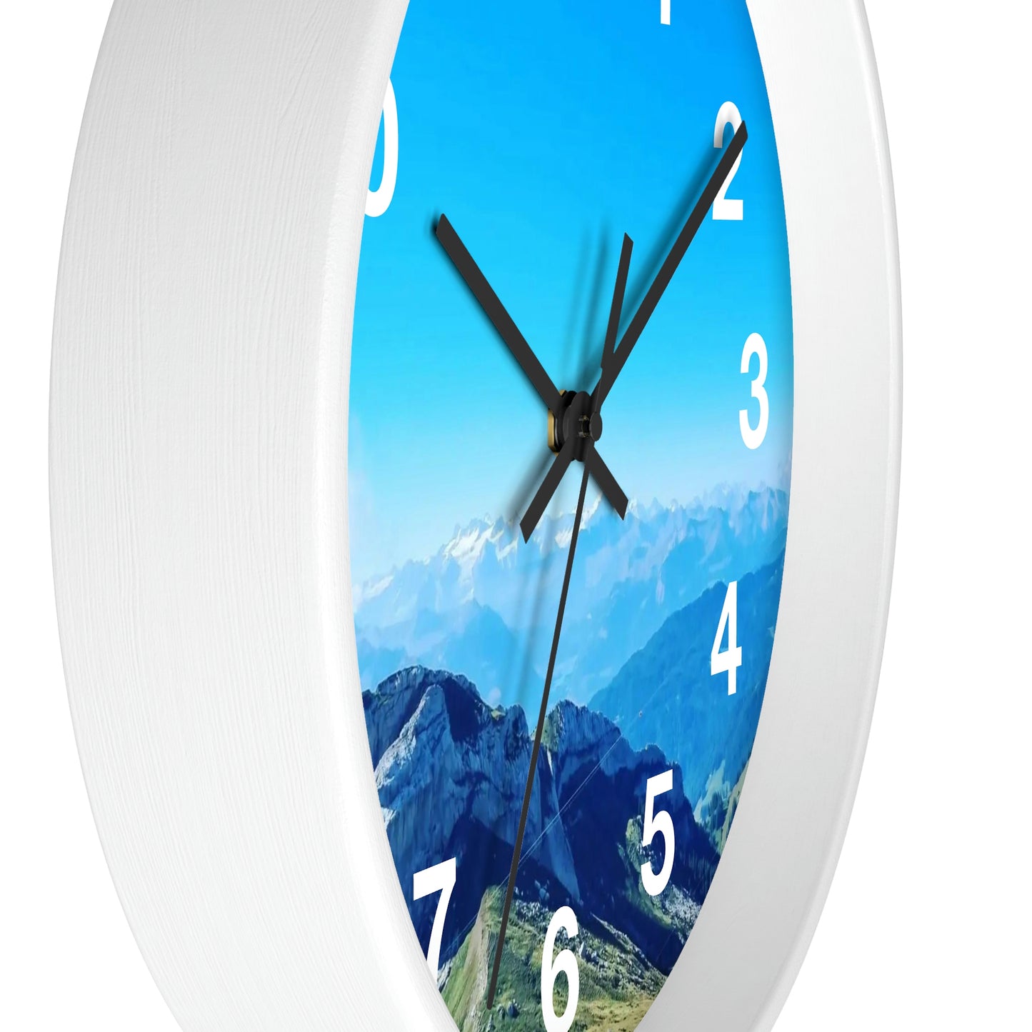 Vista del monte Pilatus | Suiza | reloj de pared
