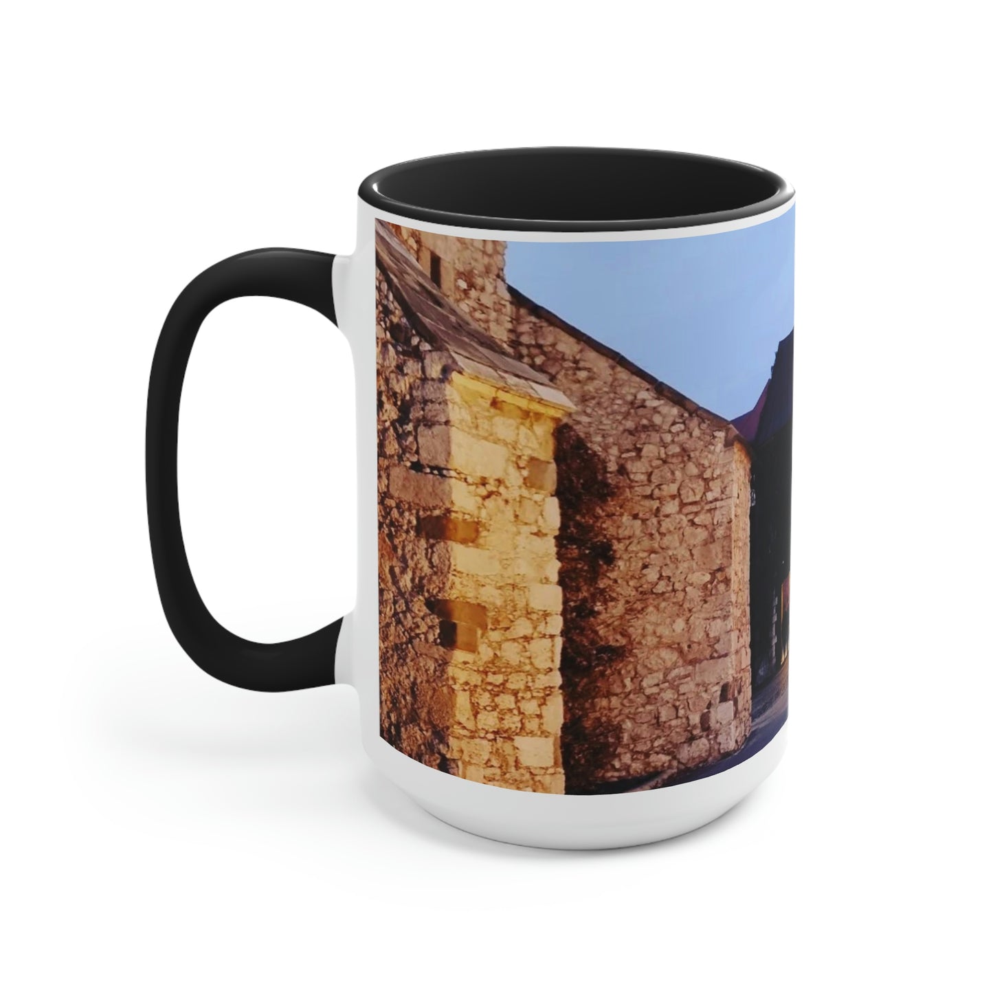 Wawel Gate | Poland | Two-Tone Coffee Mugs, 15oz