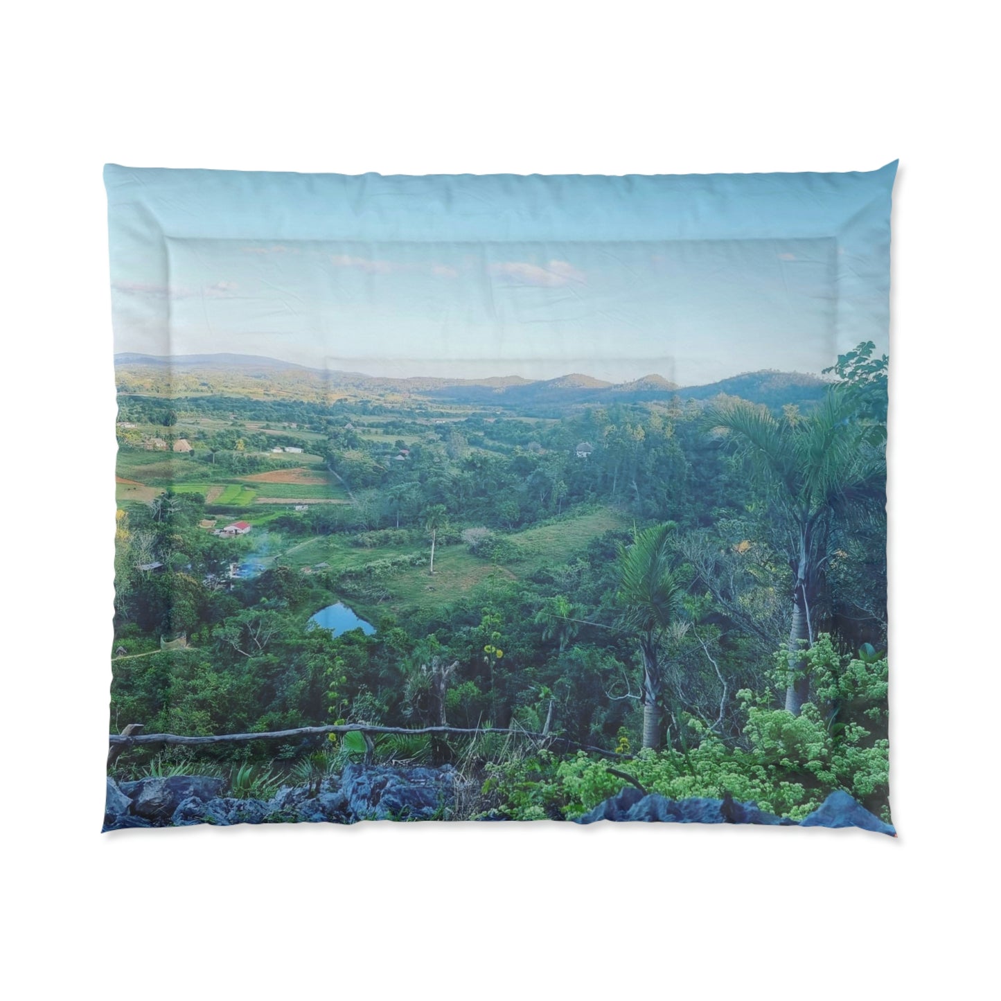 Viñales from above | Cuba | Comforter