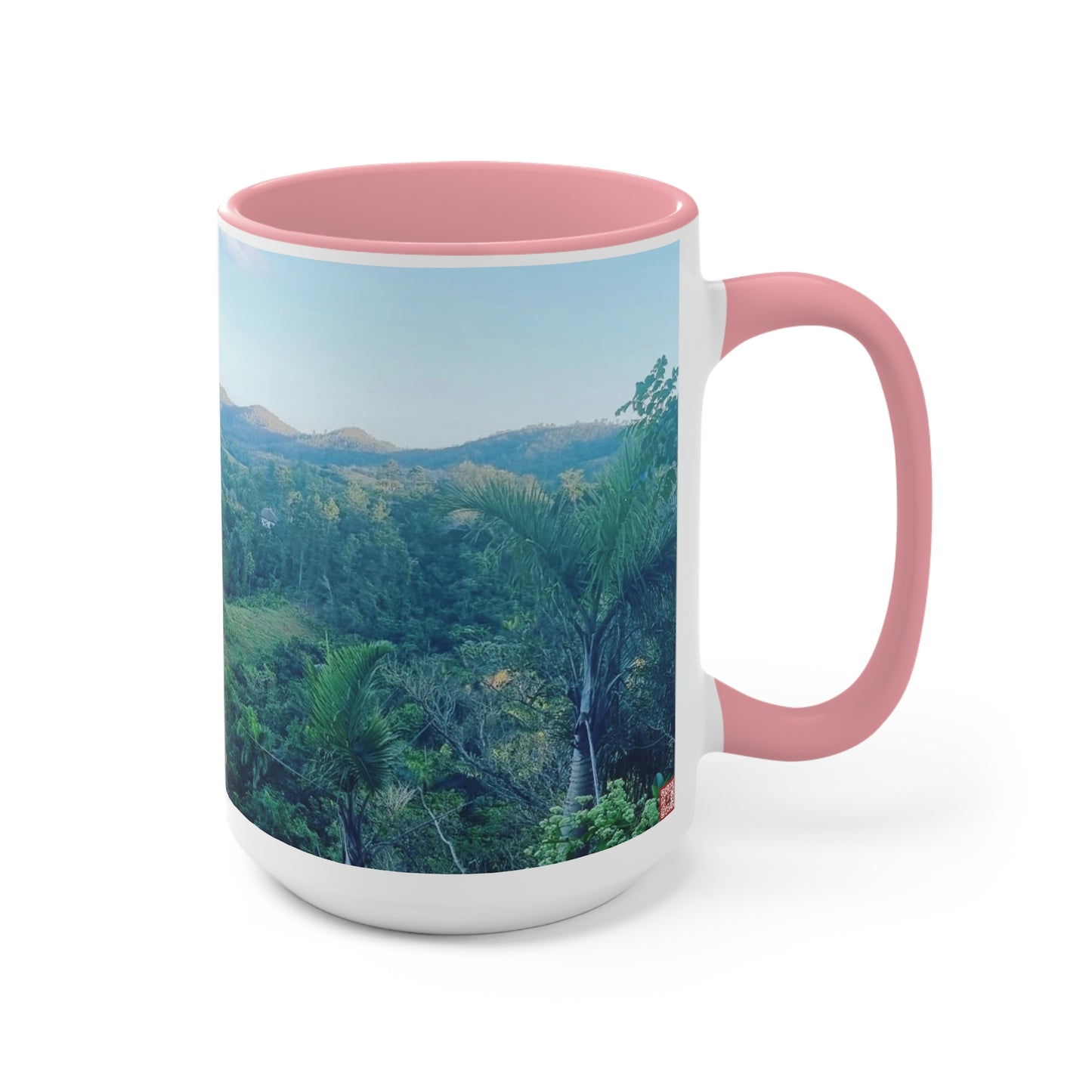 Viñales from above | Cuba | Two-Tone Coffee Mugs, 15oz