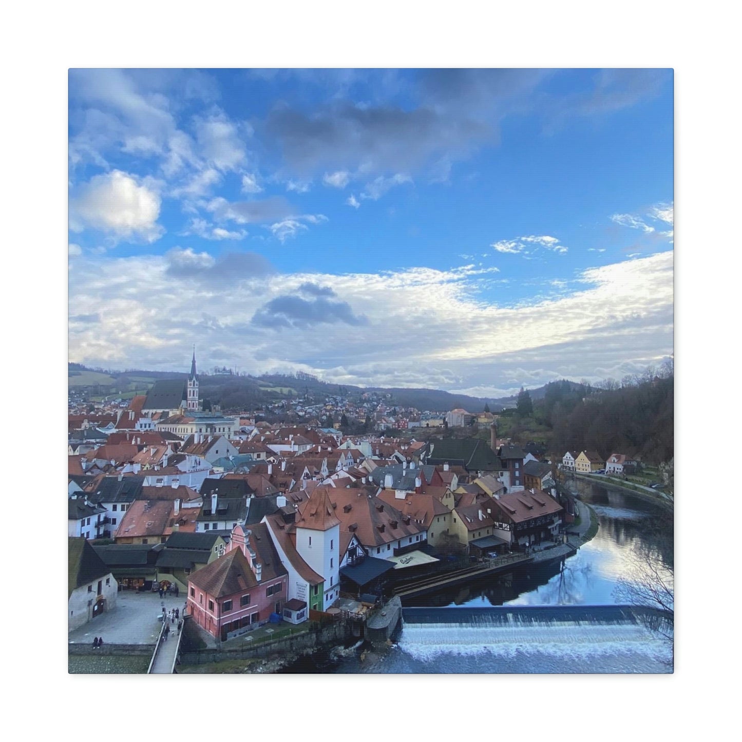 The River of Český Krumlov | Czech Republic | Canvas