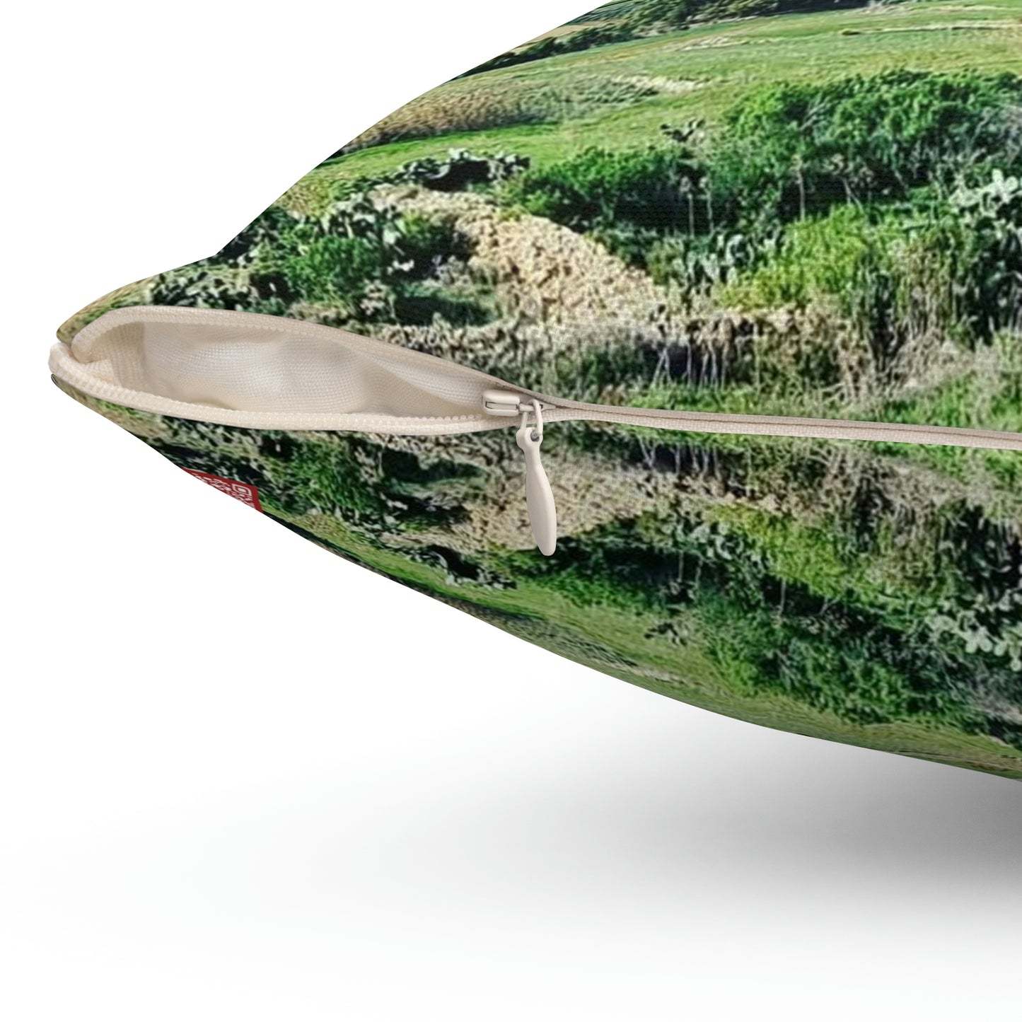 The breath taking scene | Gozo | Spun Polyester Square Pillow