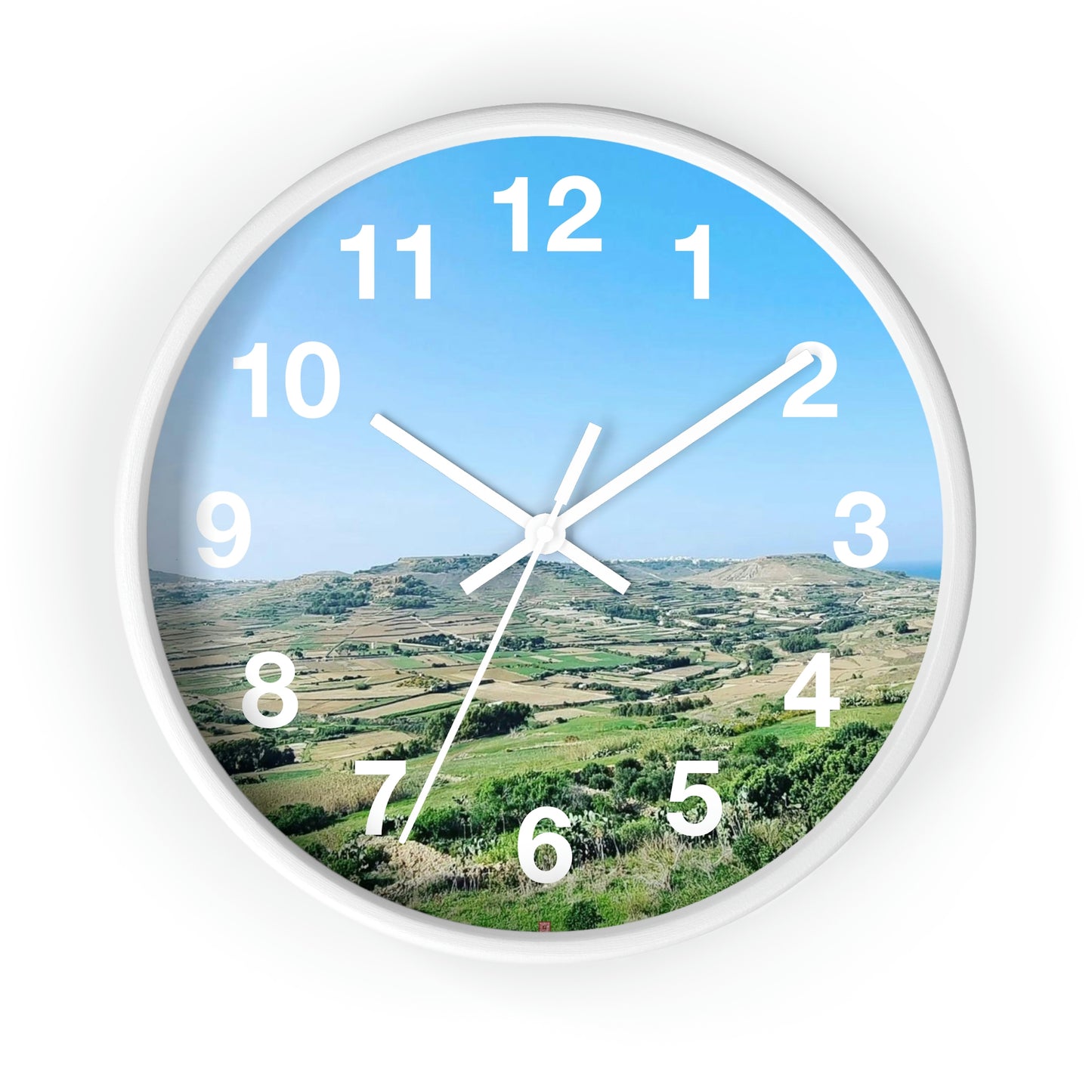 The breath taking scene | Gozo | Wall clock