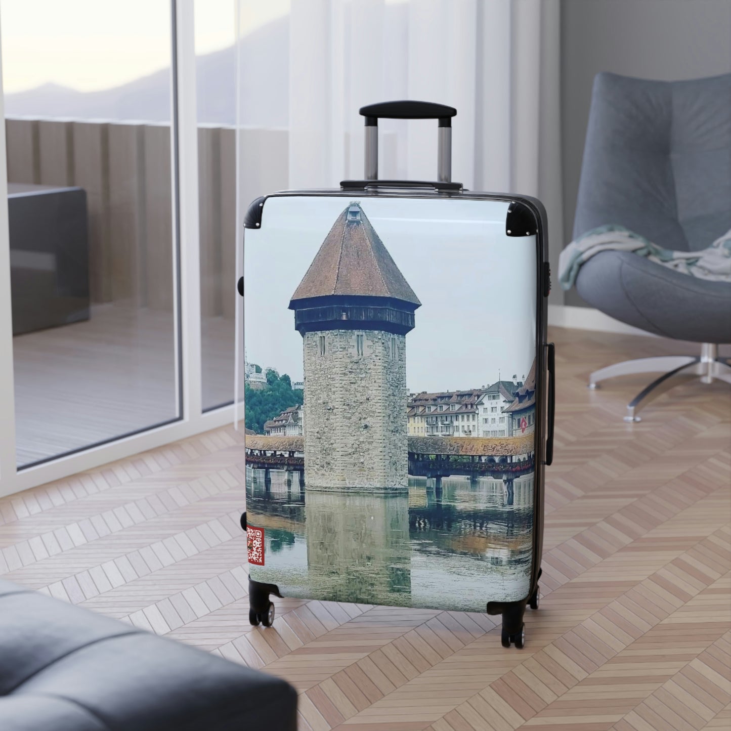 Chapel Bridge | Swizterland | Suitcases