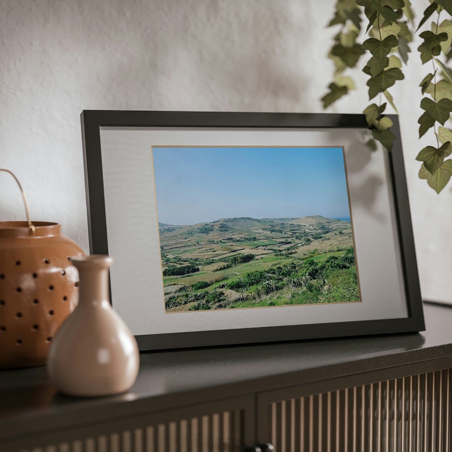 The breath taking scene | Gozo | Framed Posters, Black
