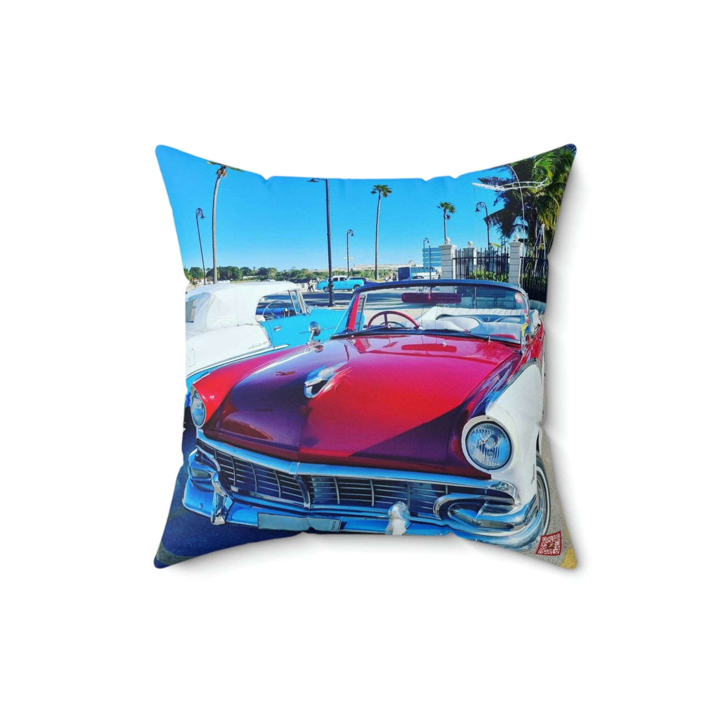 The Vehicle | Cuba | Spun Polyester Square Pillow