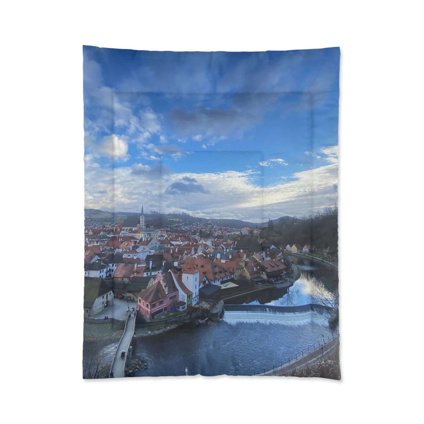 The River of Český Krumlov | Czech Republic | Comforter