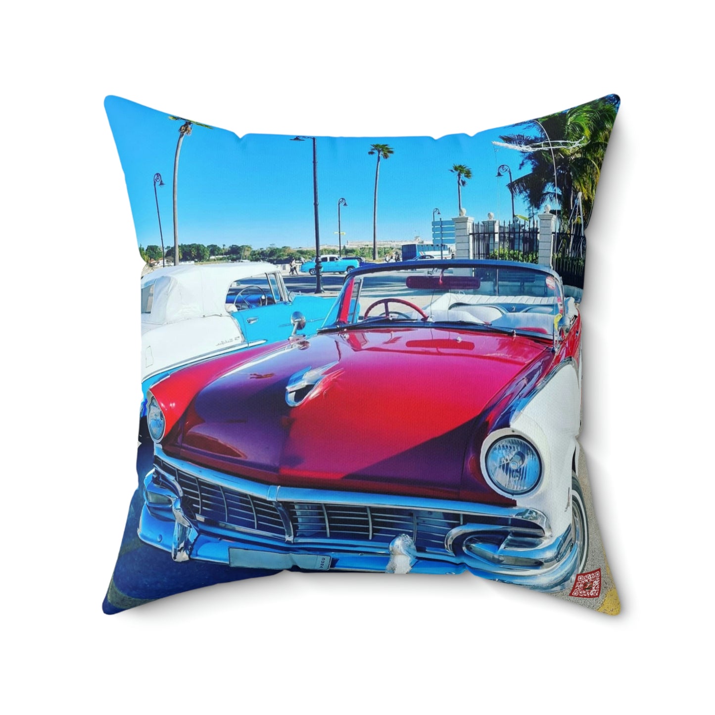 The Vehicle | Cuba | Spun Polyester Square Pillow