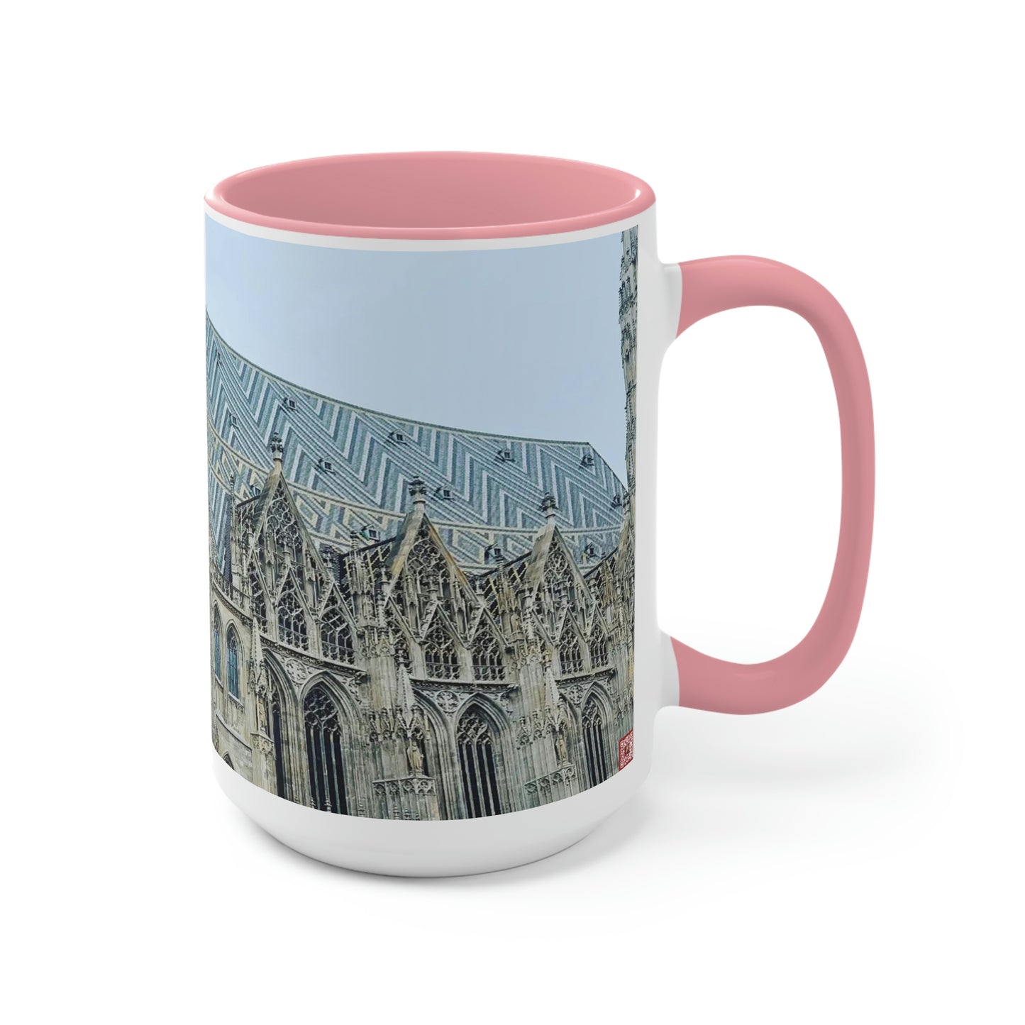 Catedral de San Esteban | Austria | Tazas de café de dos tonos, 15 oz