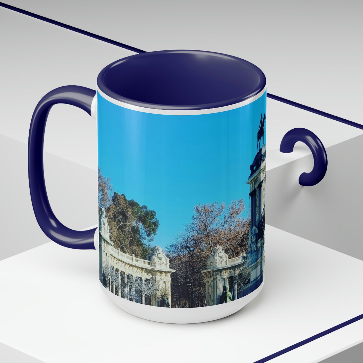 Alfonso XII | Spain | Two-Tone Coffee Mugs, 15oz
