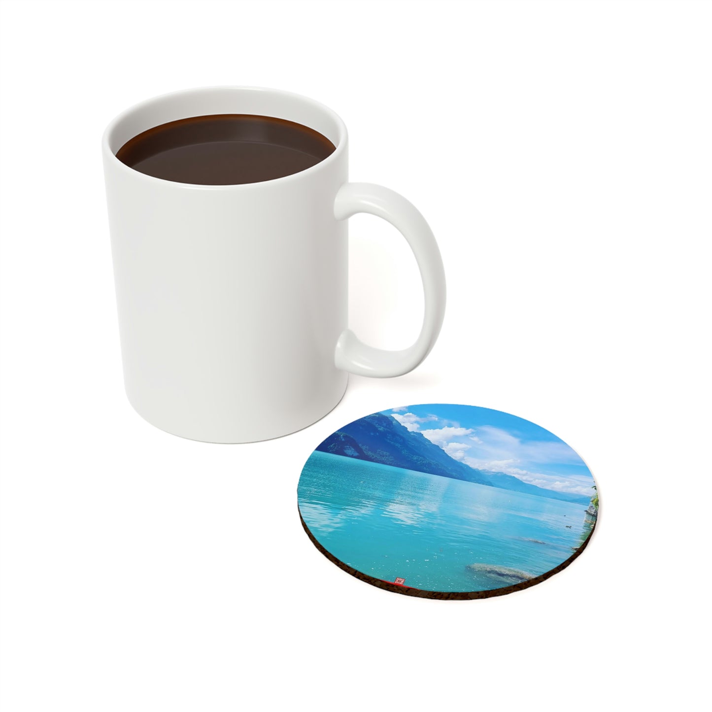 Lake Brienz | Switzerland | Cork Back Coaster