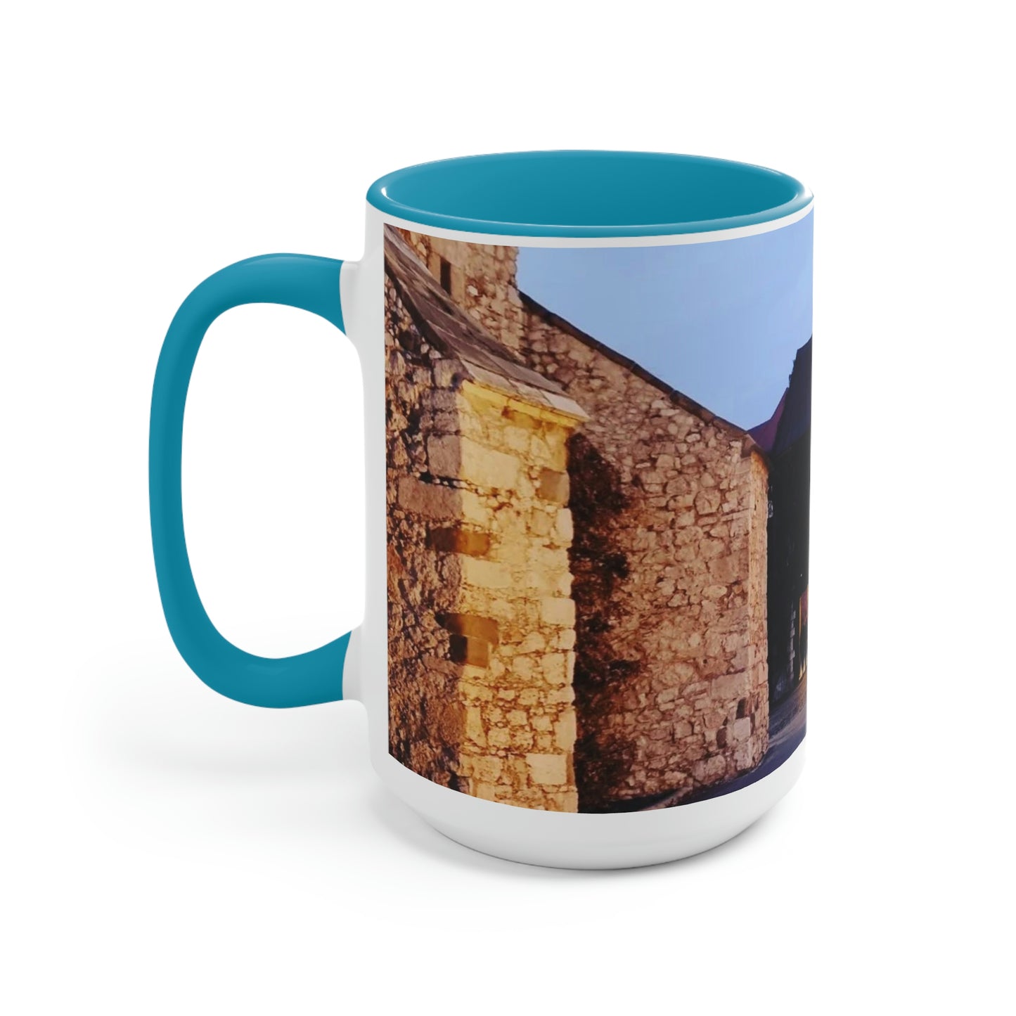 Wawel Gate | Poland | Two-Tone Coffee Mugs, 15oz